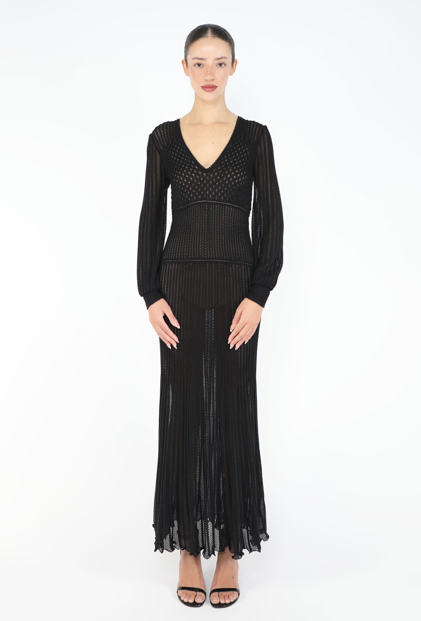 knitted pregnancy dress Black Ribbed Maternity Knit Maxi Dress – PinkBlush