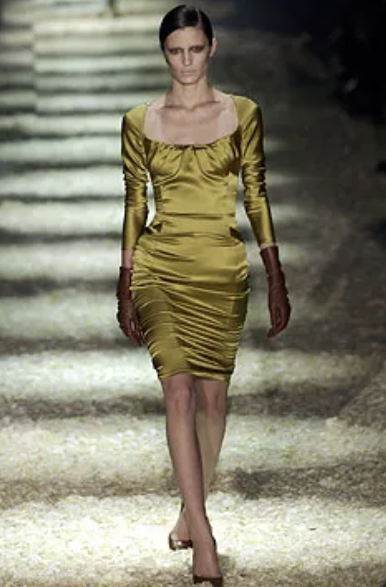 TOM FORD F/W 2003 Ruched Silk Dress | Authentic & Vintage | ReSee