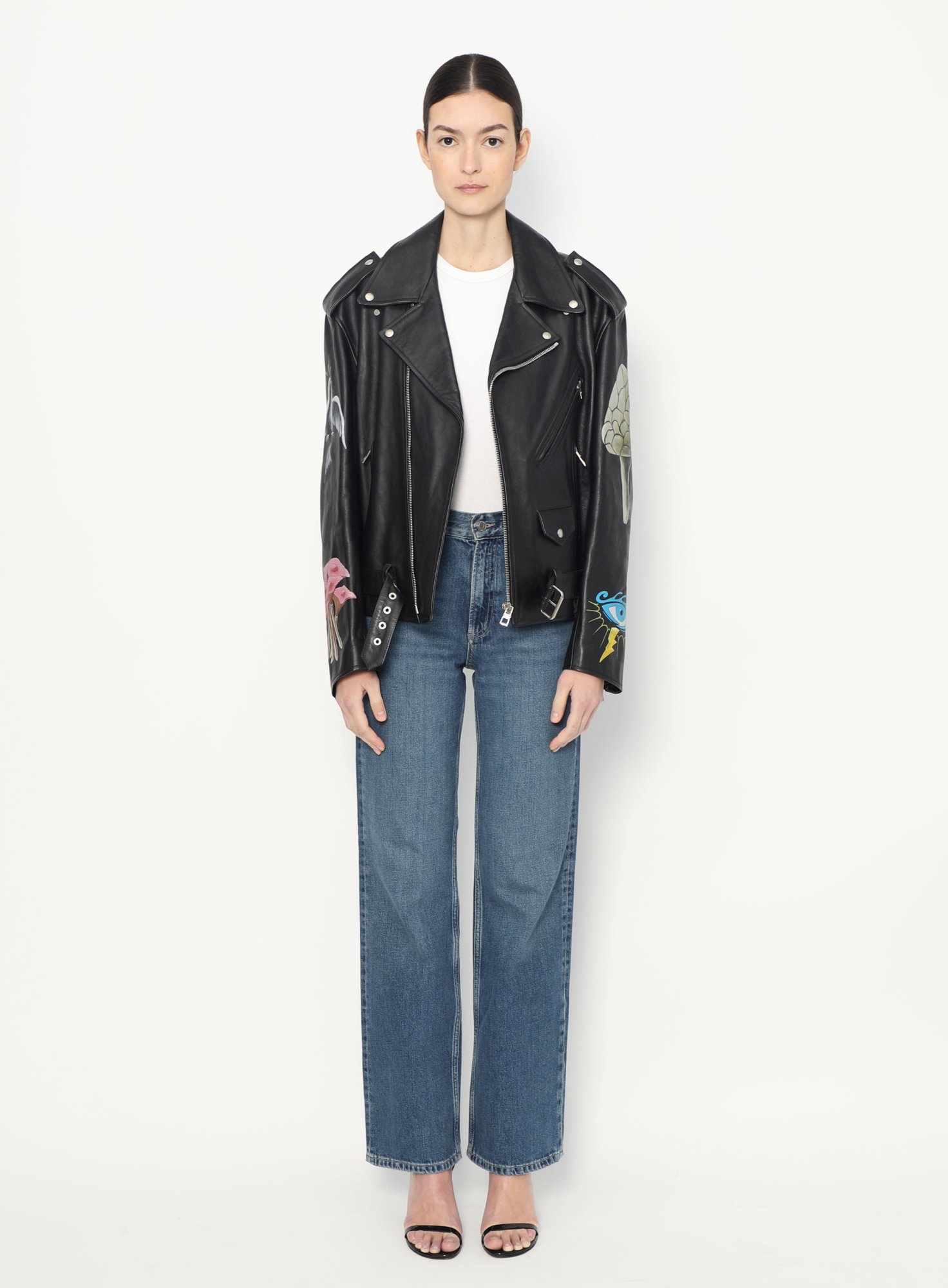 Painted Biker Jacket | Authentic & Vintage | ReSee