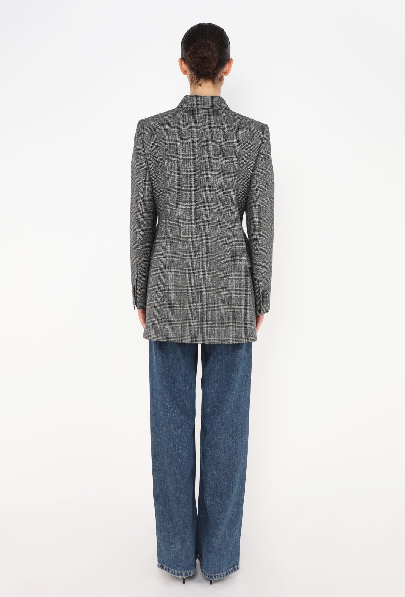 F/W 2018 Checkered Hourglass Blazer - Balenciaga | ReSee