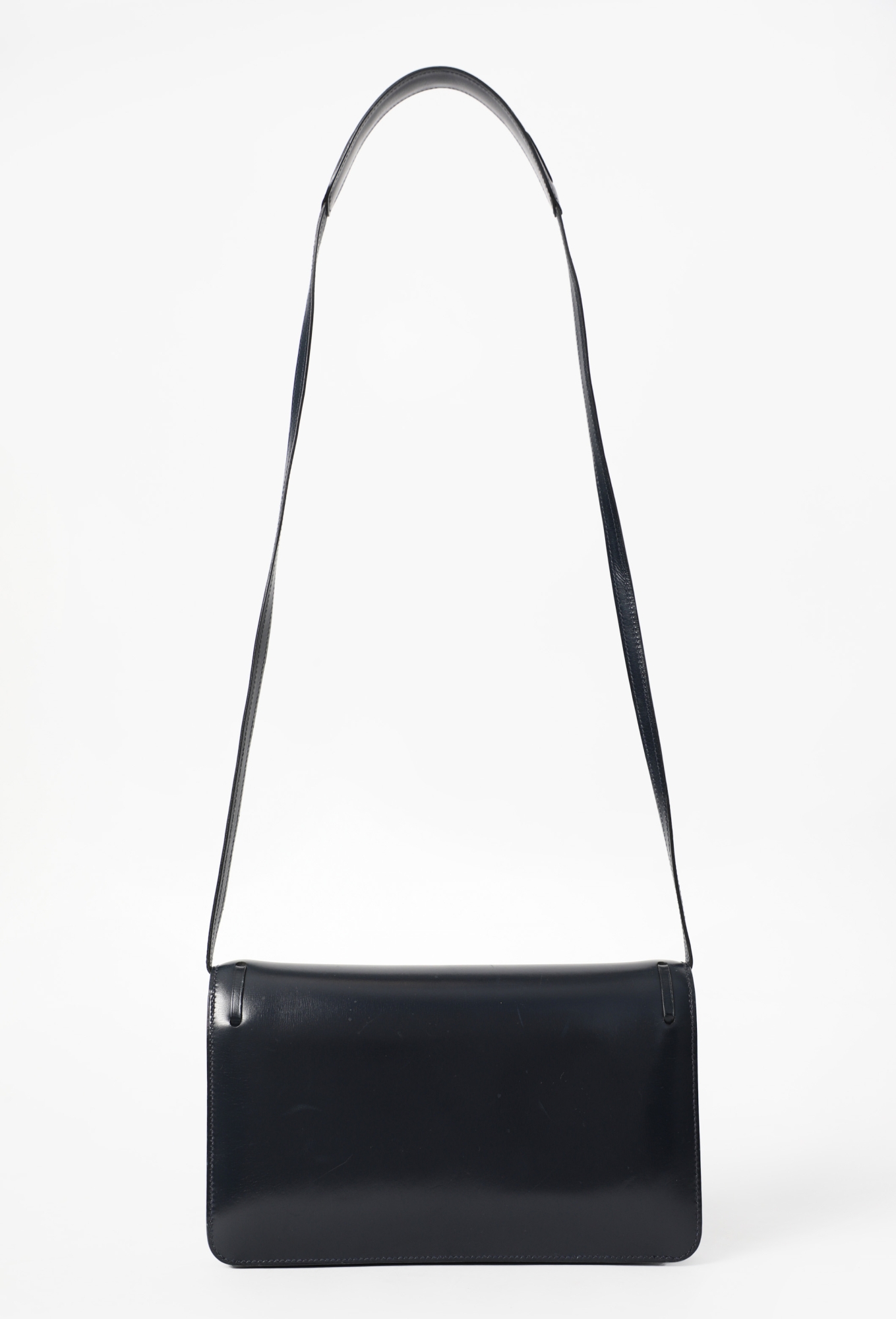 Navy Box Chianti Tassel Shoulder Bag, 1981 - Hermès | ReSee