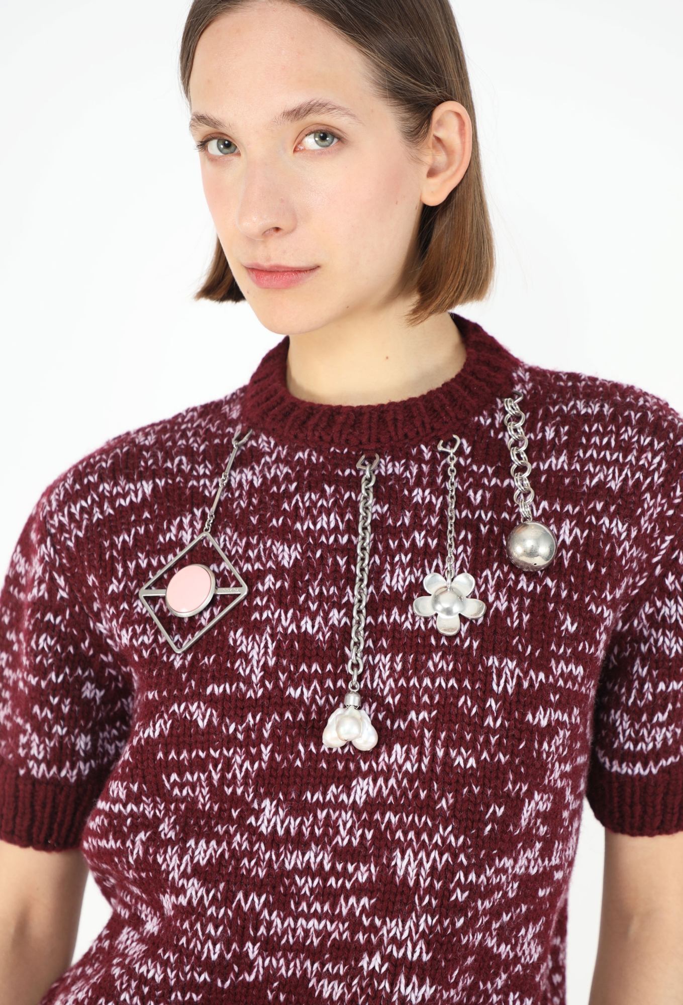 トップス PRADA 25ss knit sweater F/W 2025 Charm Knit Sweater - Prada | ReSee