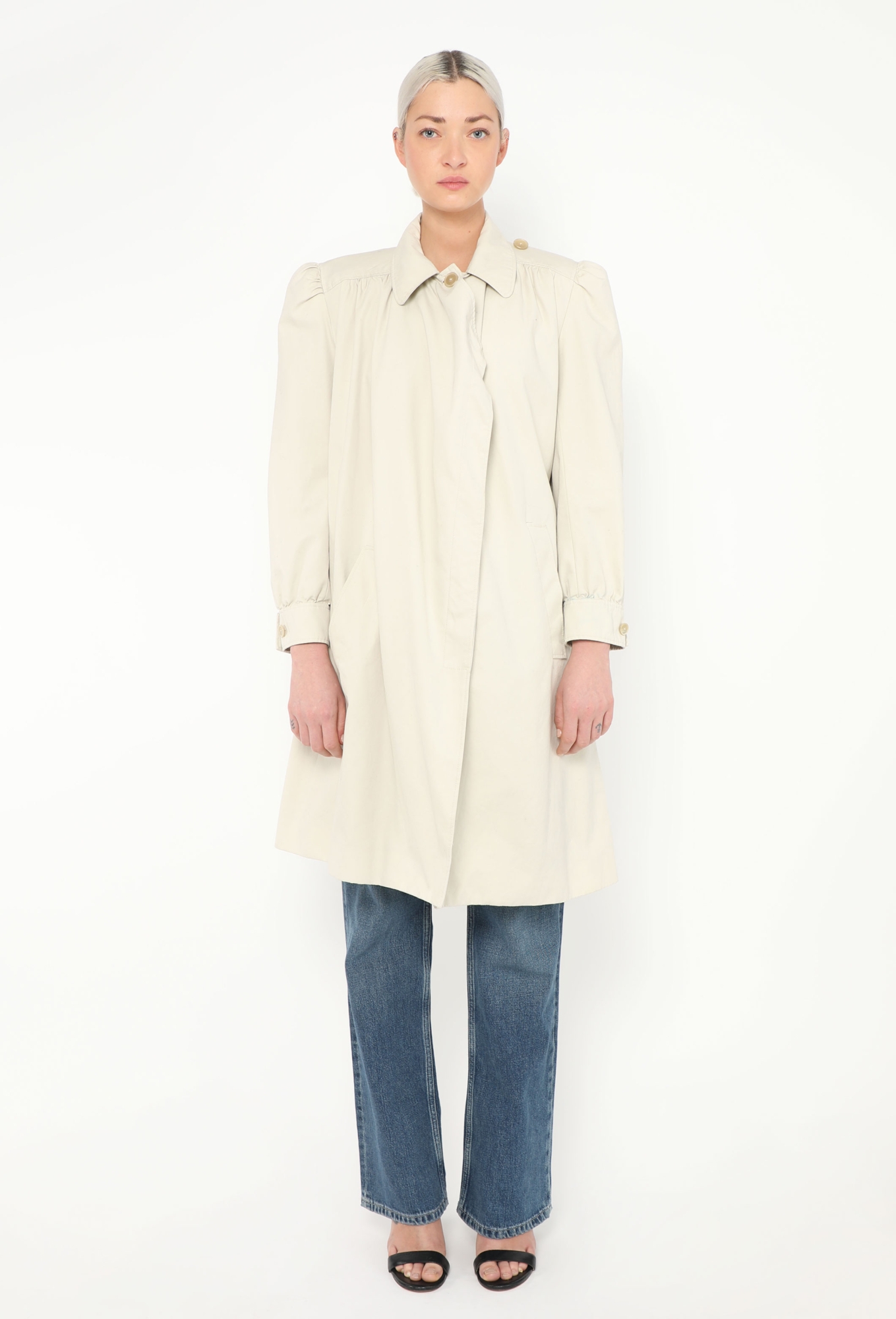 2017 Belted Structured Trench - Balenciaga | Authentic & Vintage