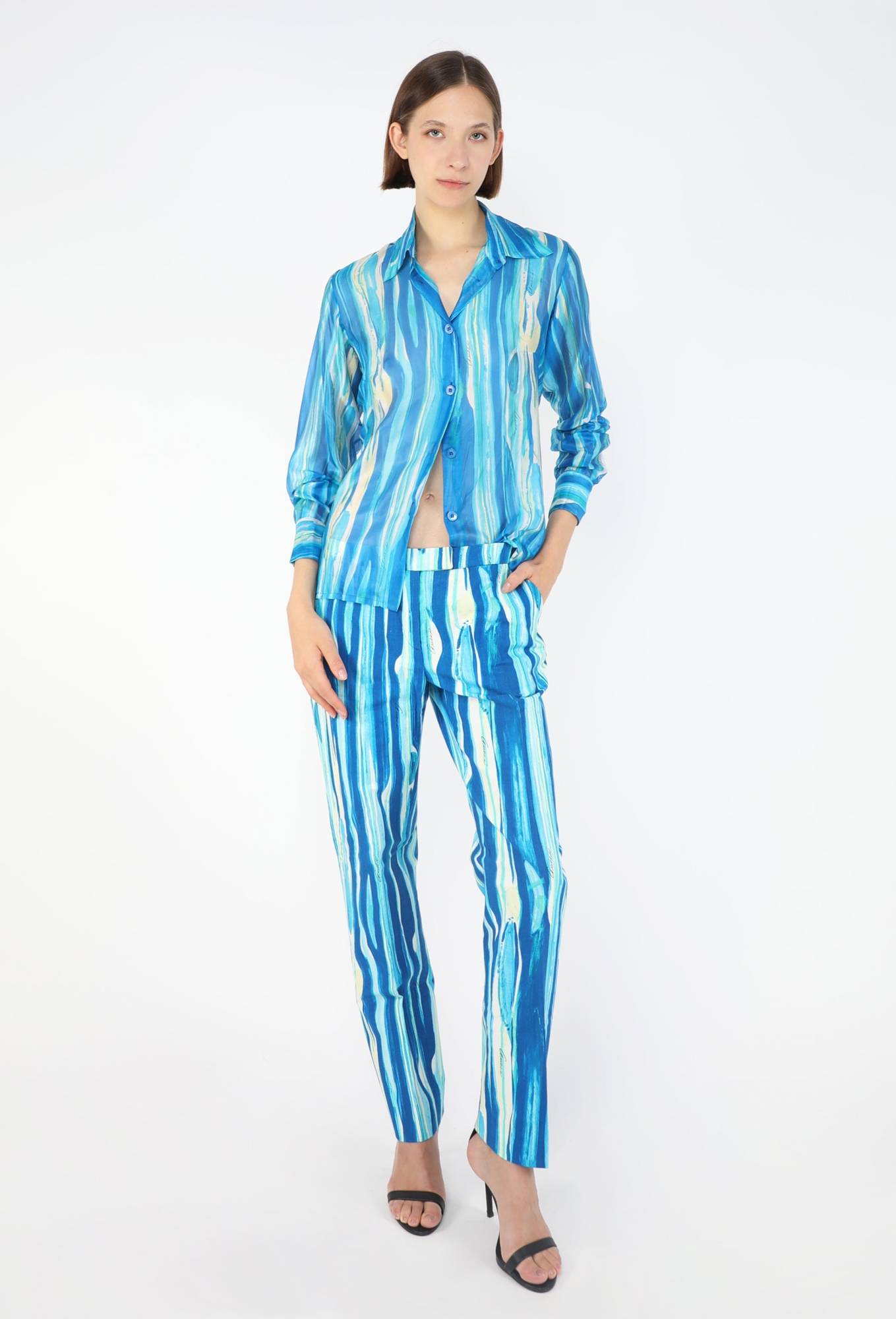 Graphic Printed Ensemble, S/S 1996 - Gucci | ReSee