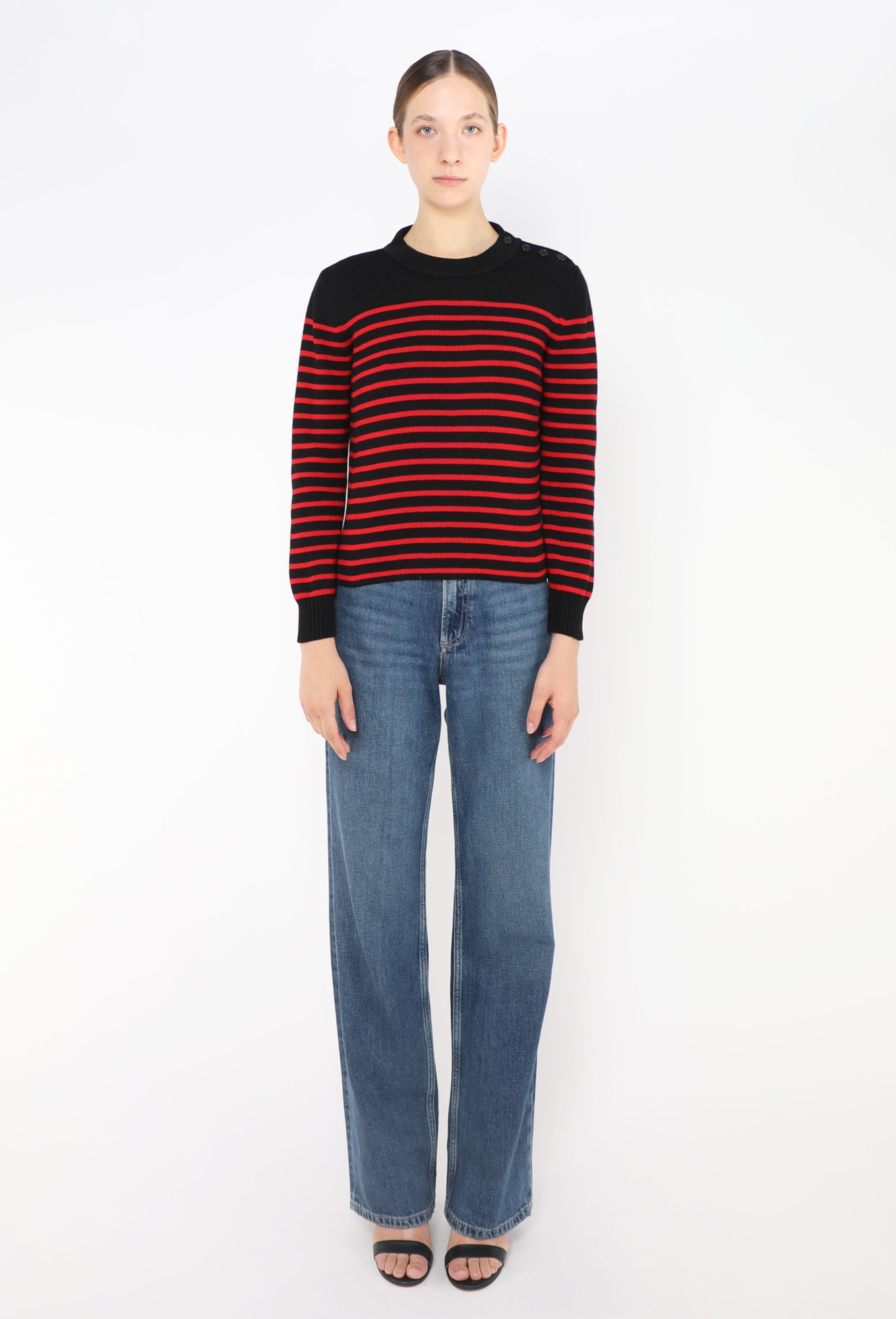 2013 Striped Knit Sweater - Saint Laurent | ReSee