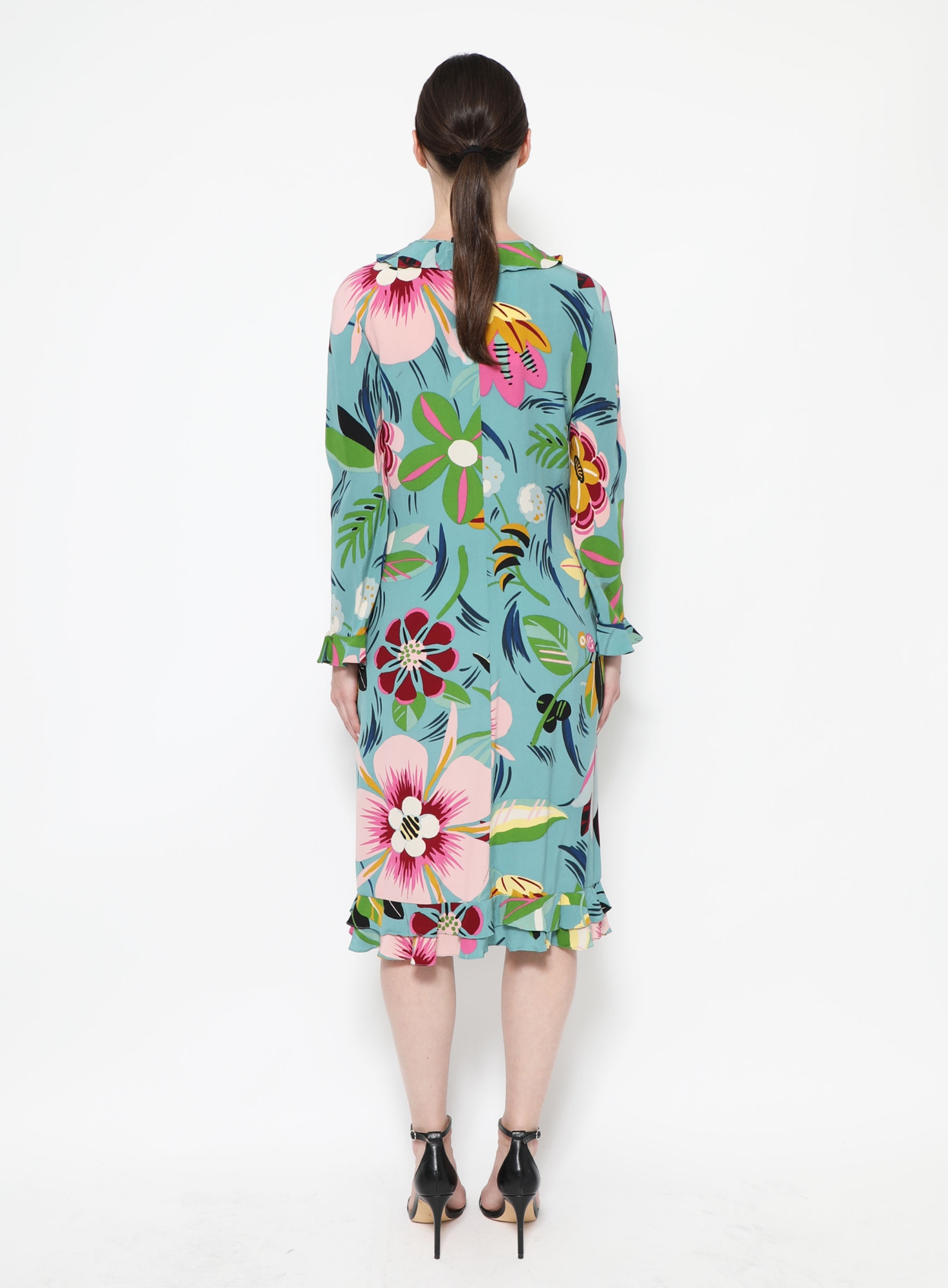 Iconic S/S 1999 Ruffled Floral Dress | Authentic & Vintage | ReSee