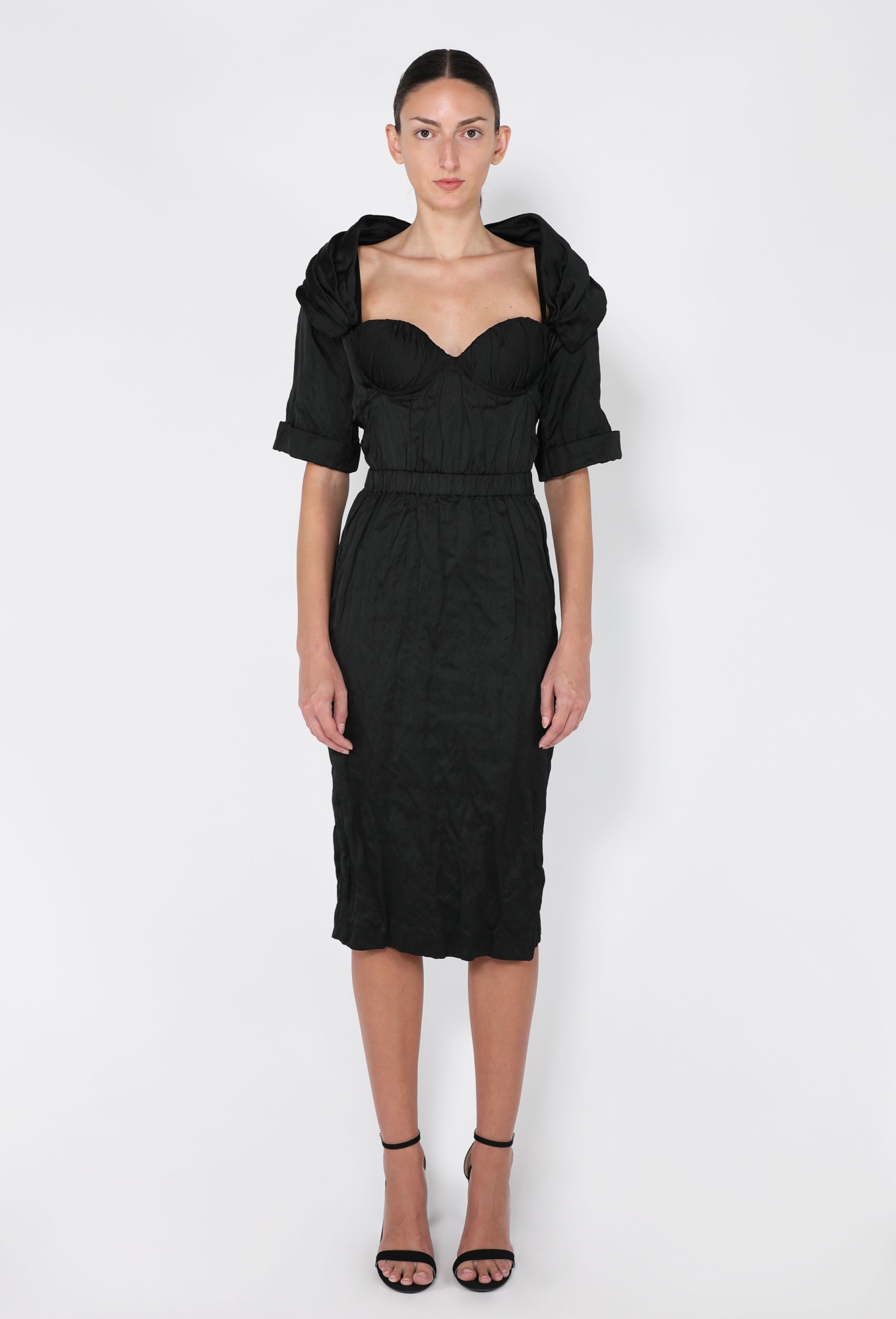 prada corset dress Draped Bustier Dress, S/S 2009 - Prada