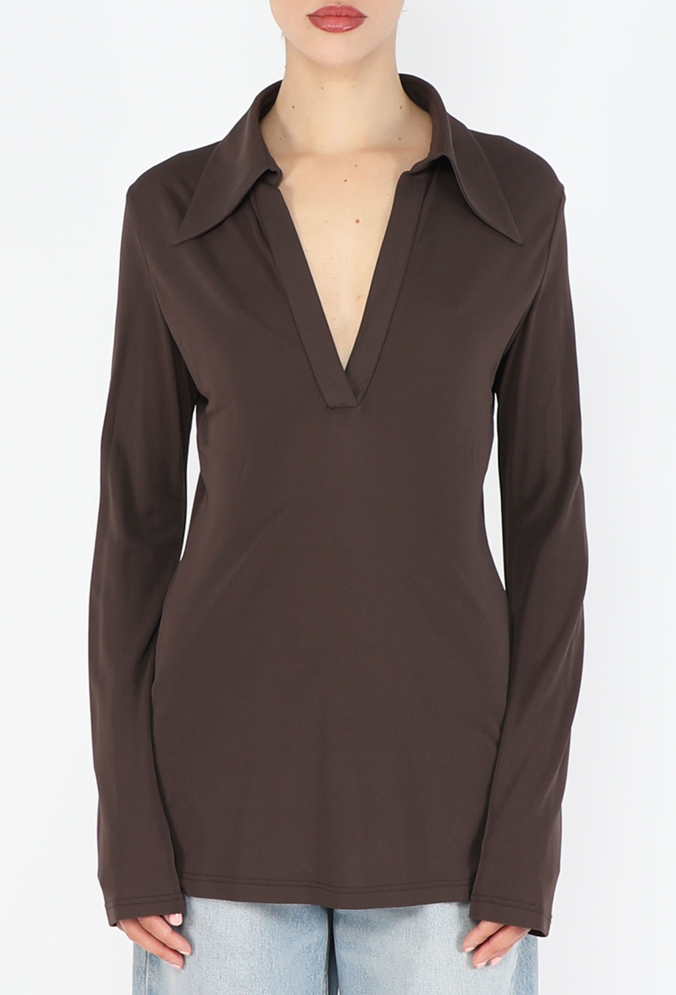 1996 V-Neck Jersey Tunic - Gucci | ReSee
