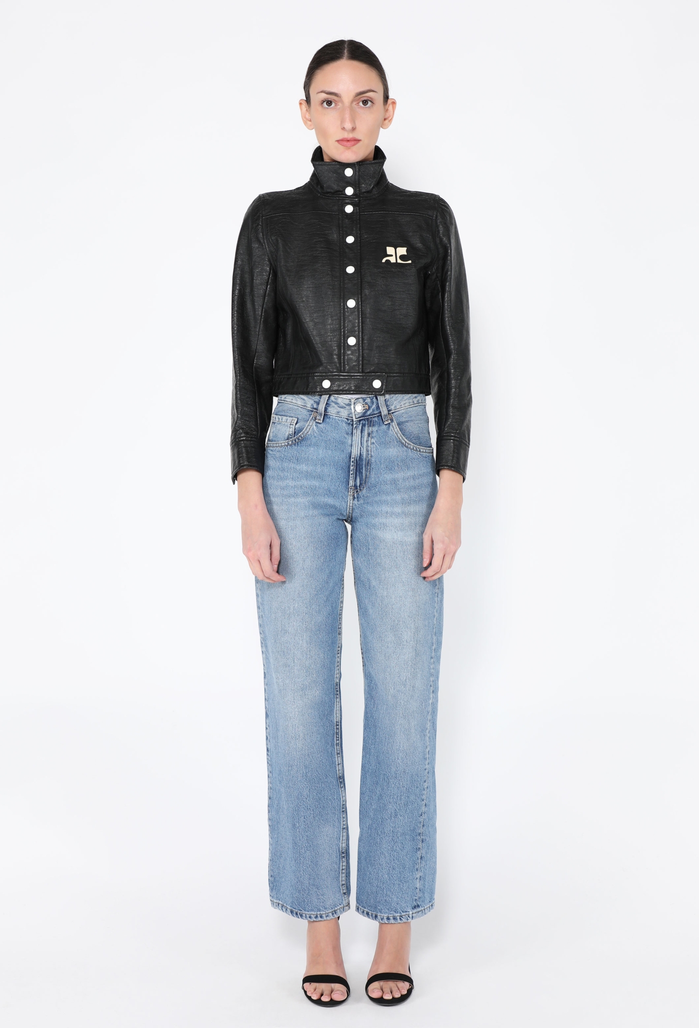 90s Mod Vinyl Jacket - Courrèges | ReSee