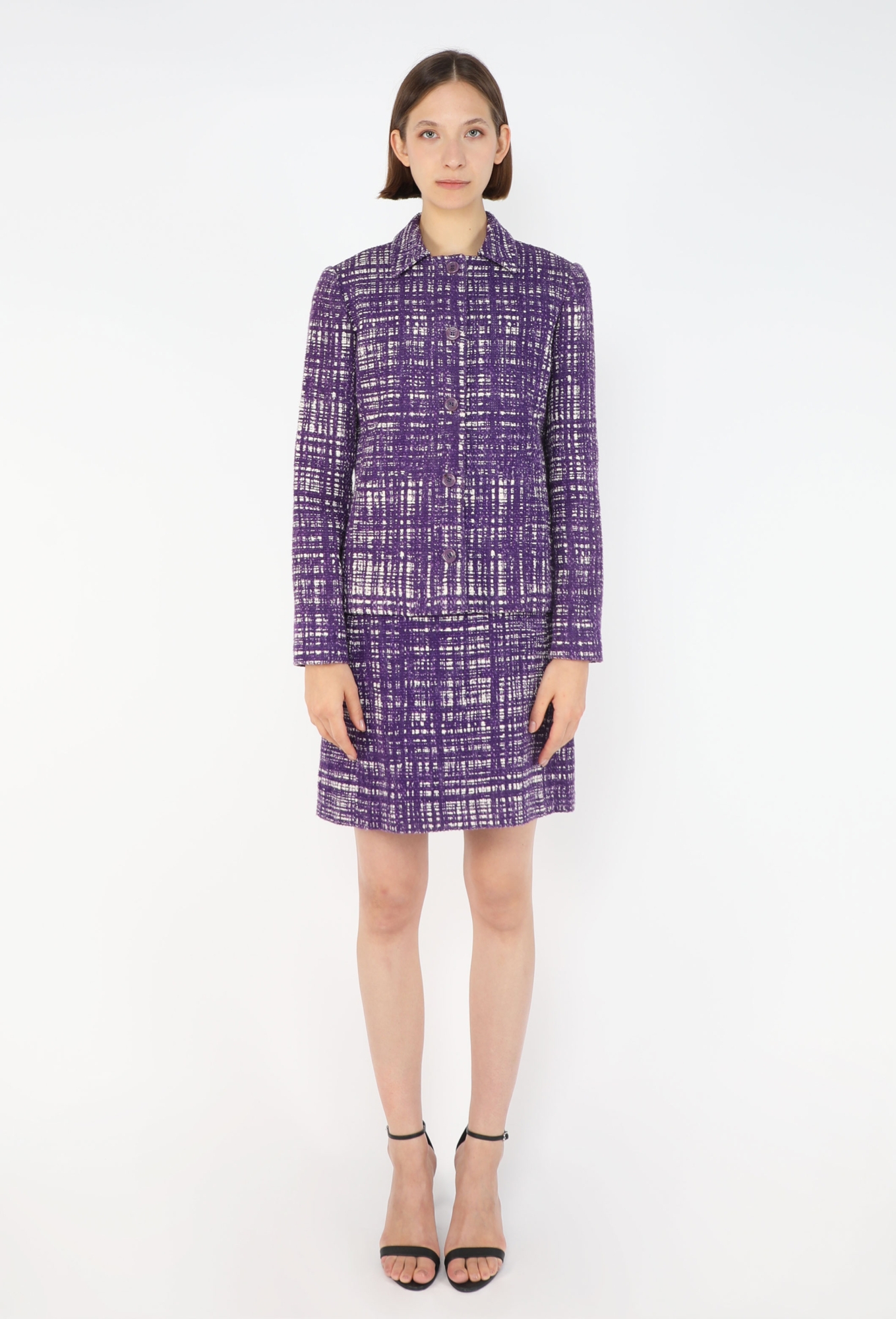 Tweed Jacket & Dress Ensemble, S/S 1996 - Prada | ReSee