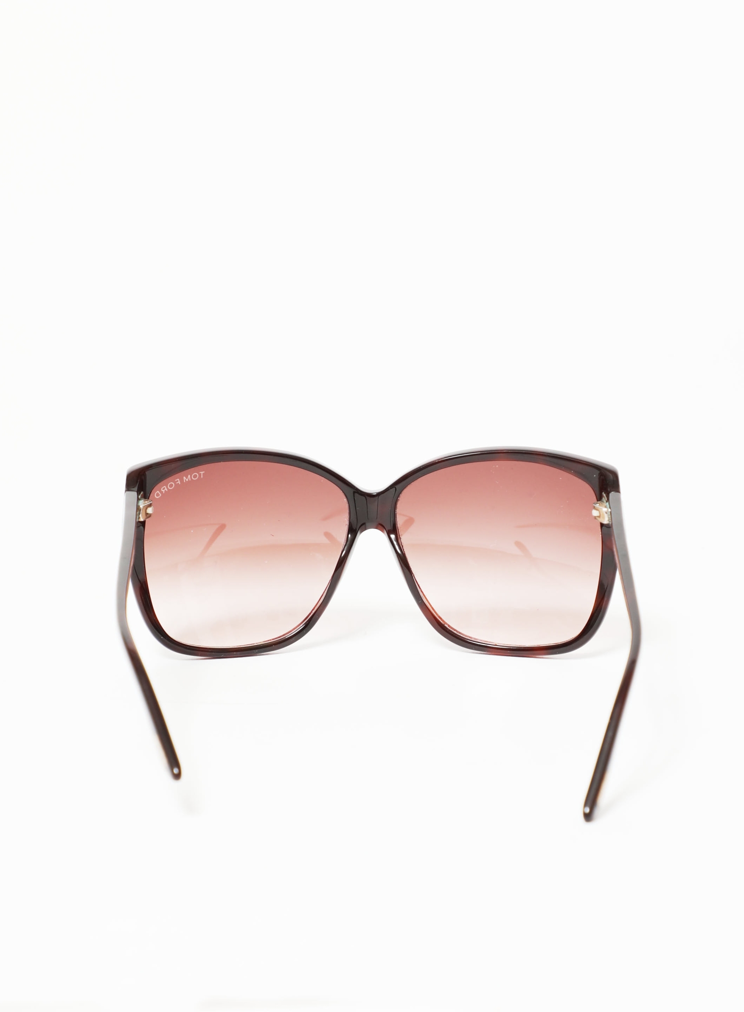 Tom Ford トムフォードサングラス TF228 Lydia グラデーション Tom Ford // Brown Lydia TF228 Oversized Square Sunglasses – VSP