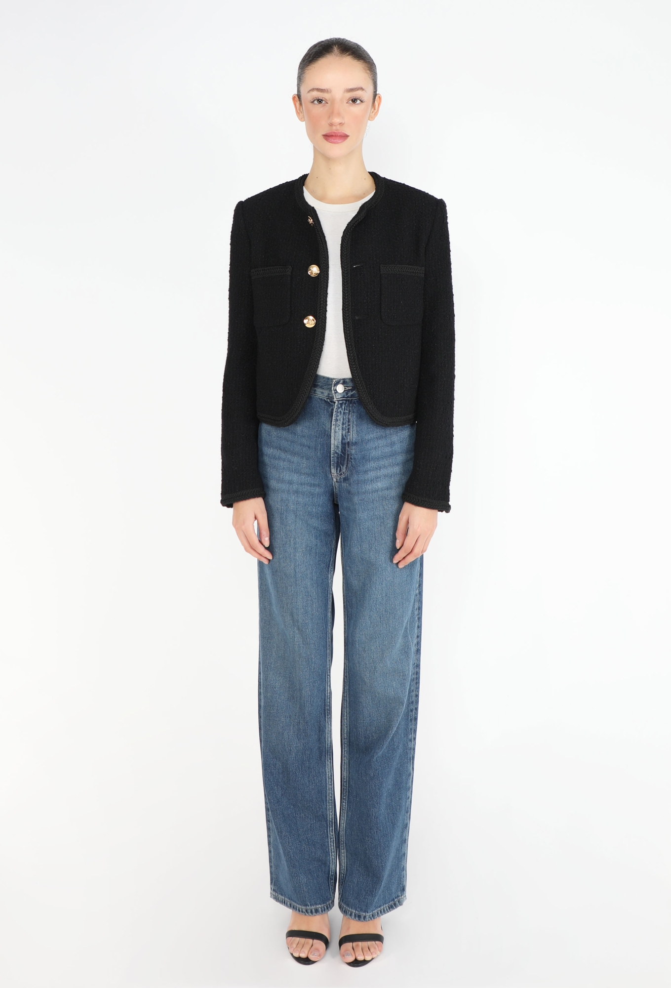 ジャケット・アウター CELINE TWEED JACKET S/S 2024 Sulky Bouclé Tweed Jacket - Céline | ReSee