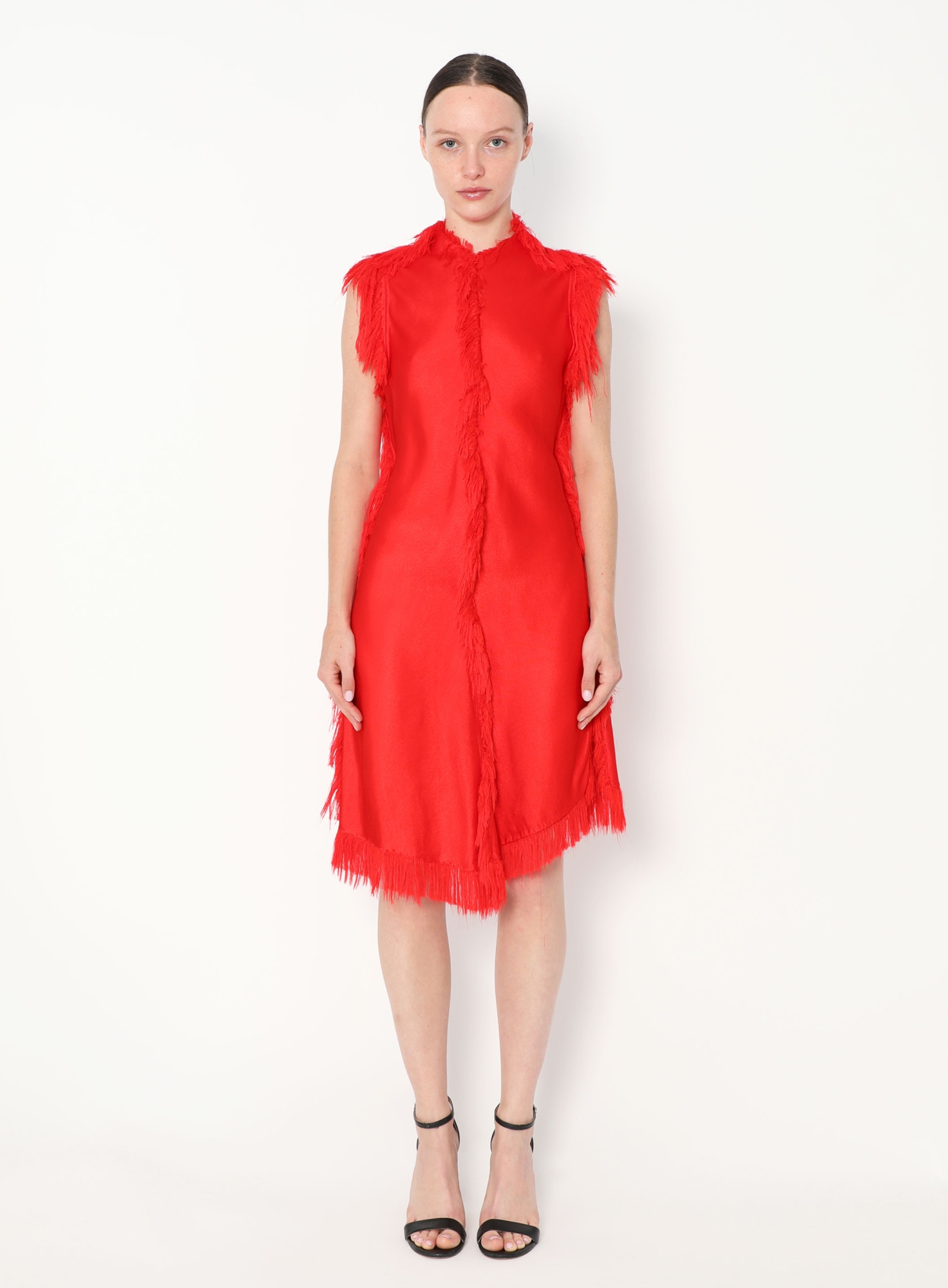 A1 Edit Sateen Fringe Dress, 2023 - Phoebe Philo | ReSee A1 Edit Sateen Fringe Dress, 2023 - Phoebe Philo | ReSee
