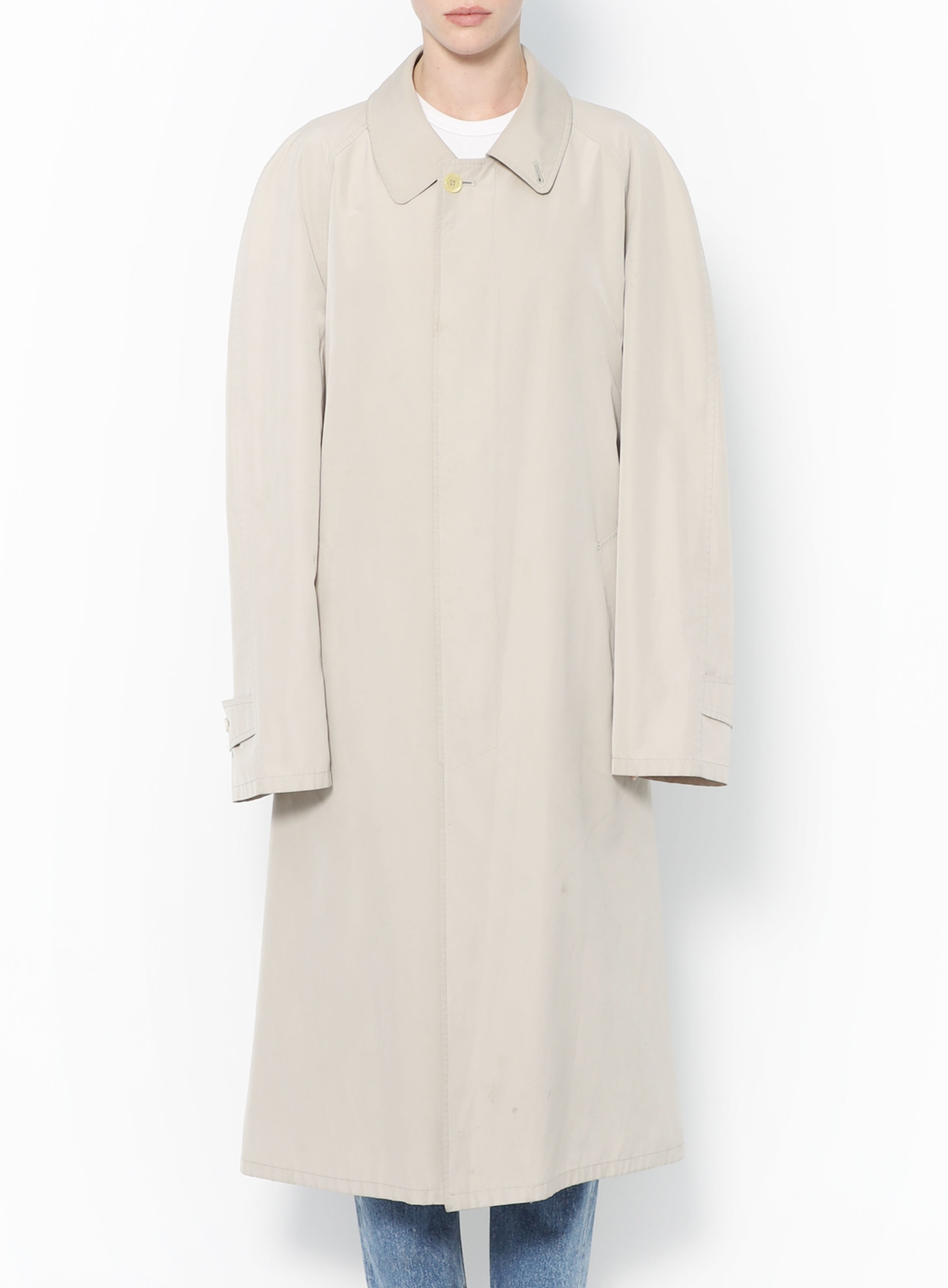 Vintage Classic Belted Trench Beige 80s - Burberry | ReSee