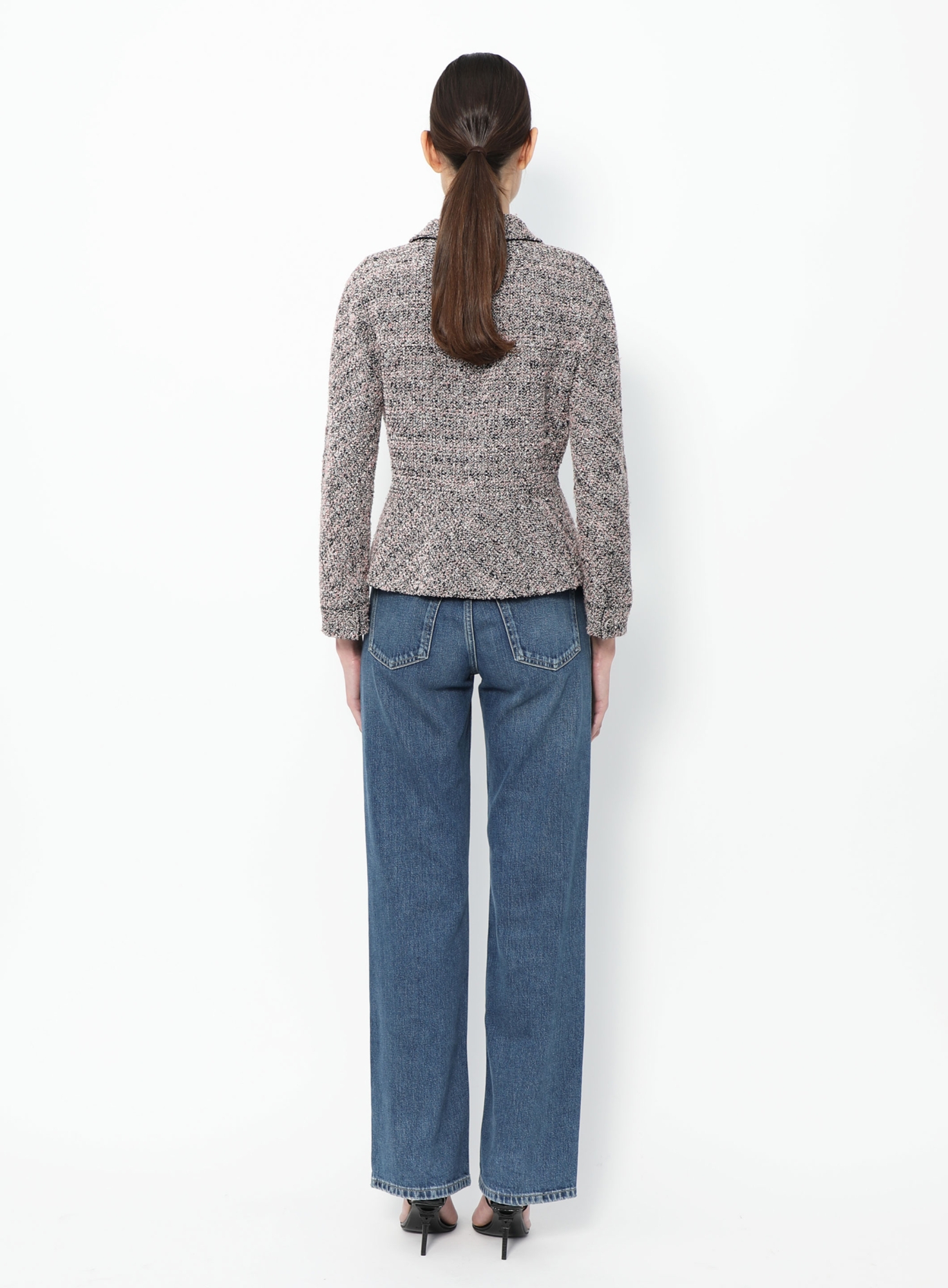 Iridescent Bouclé Peplum Jacket | Authentic & Vintage | ReSee