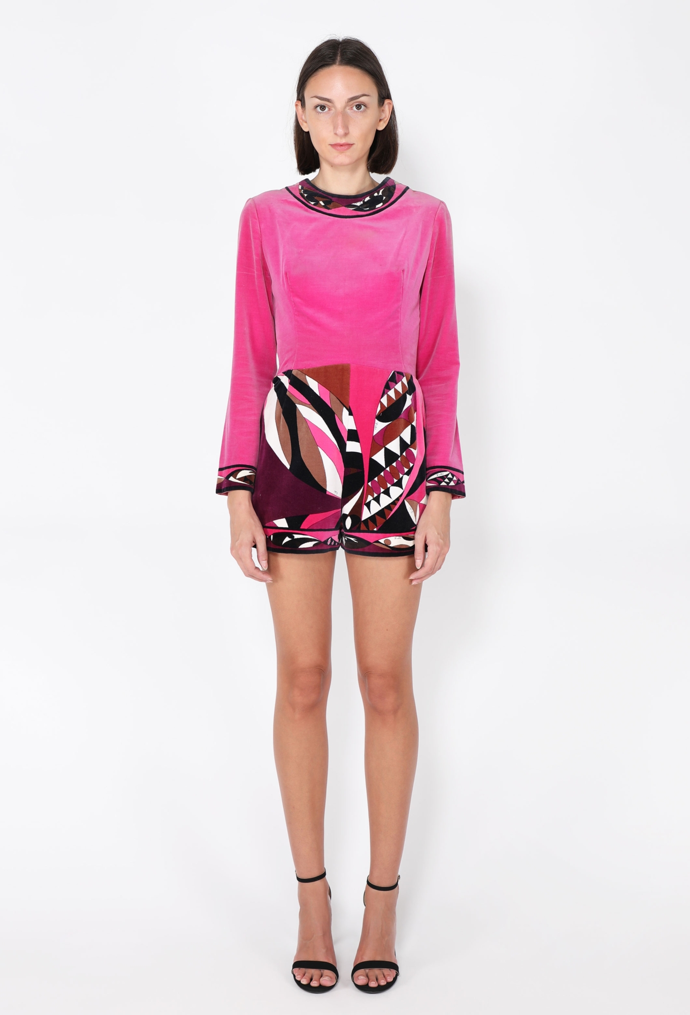 Velvet Romper & Skirt Ensemble, 1970s - Emilio Pucci | ReSee