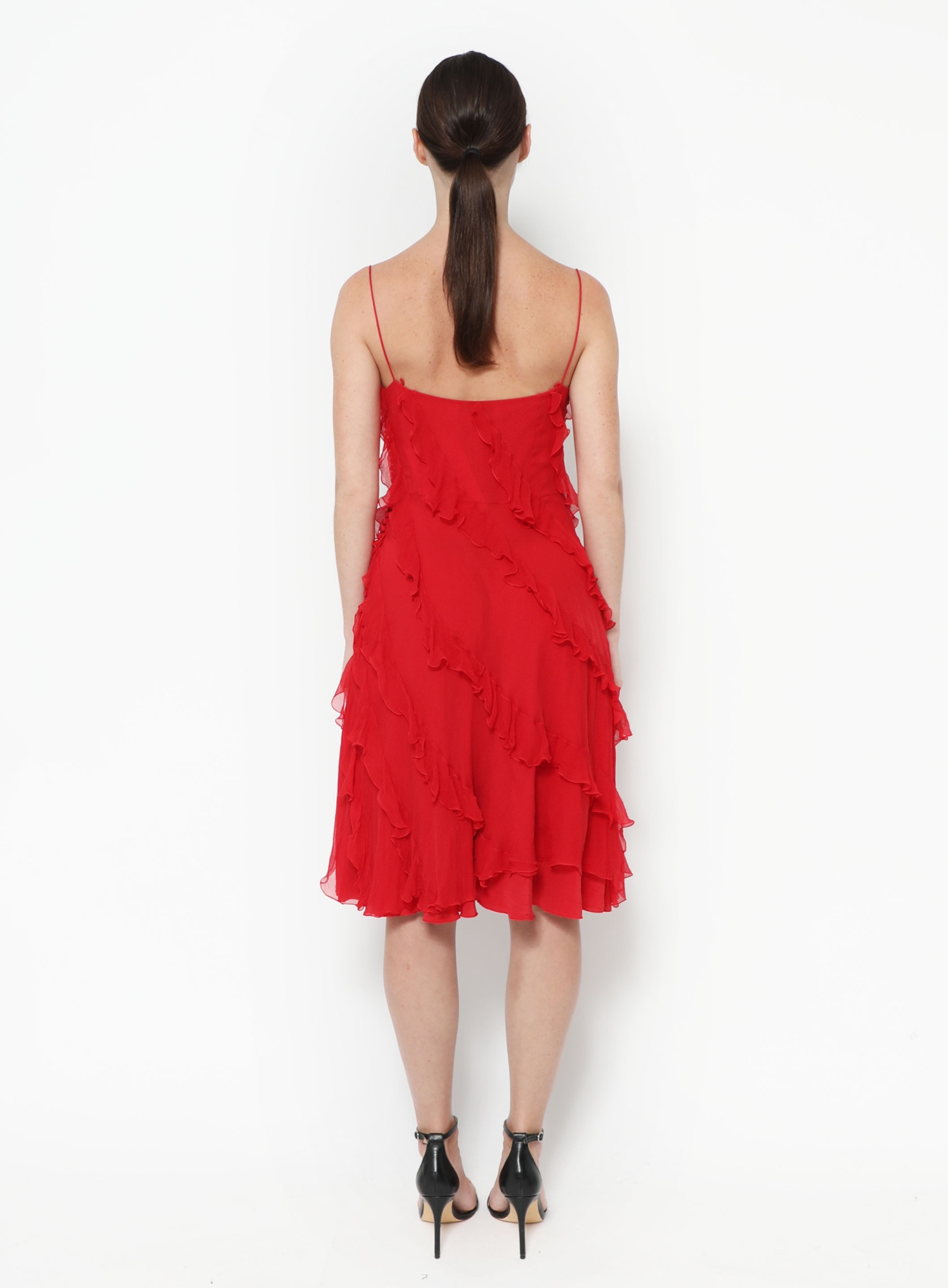 Ruffled Chiffon Dress | Authentic & Vintage | ReSee Ruffled Chiffon Dress | Authentic & Vintage | ReSee