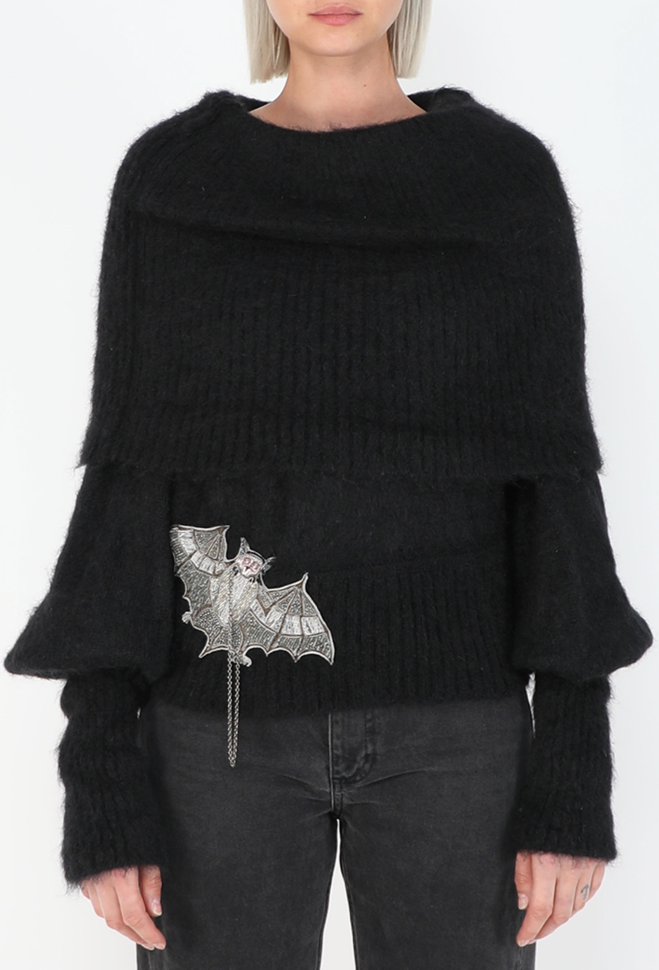 Merino Bat-Embellished Sweater, 2001 - Chloé | ReSee