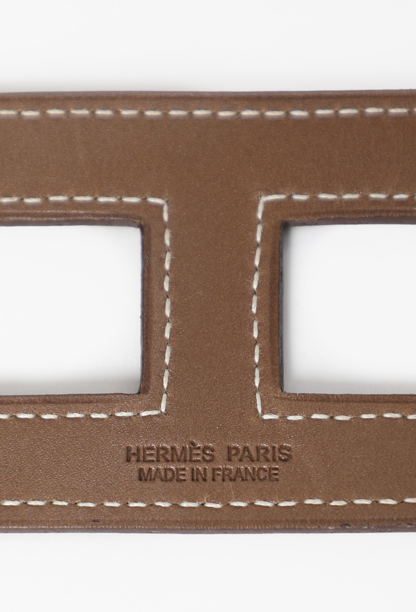 Taupe Box Leather 'Ano' Cuff, 2008 - Hermès | ReSee