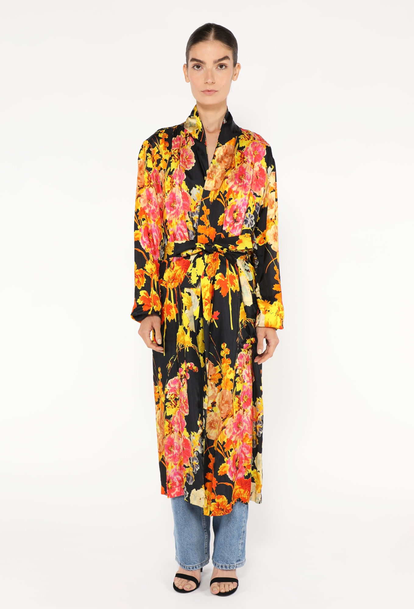 x Christian Lacroix S/S 2020 Peony Graphic Robe - Dries Van Noten