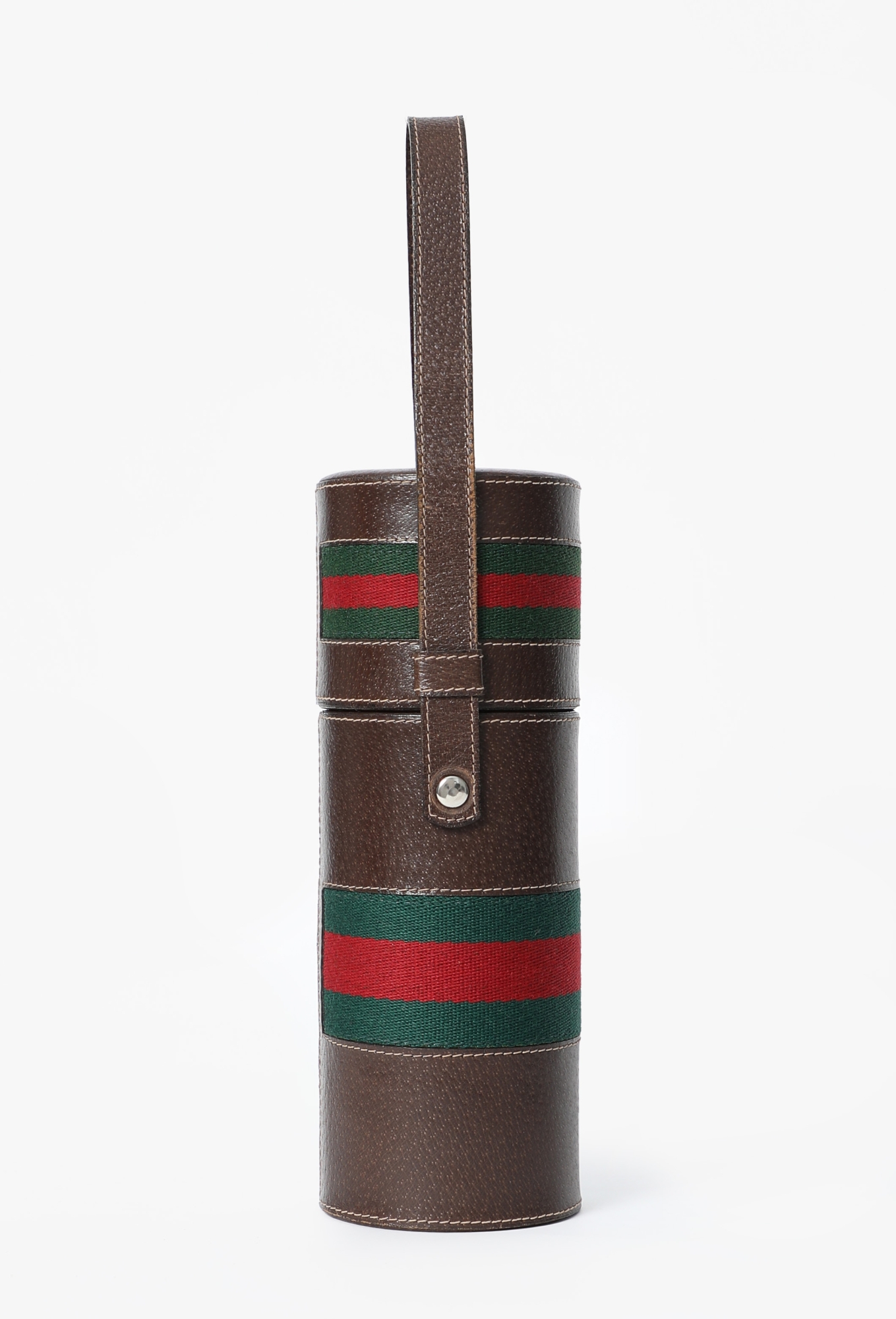 Vintage Leather Bottle Carrier - Gucci | ReSee
