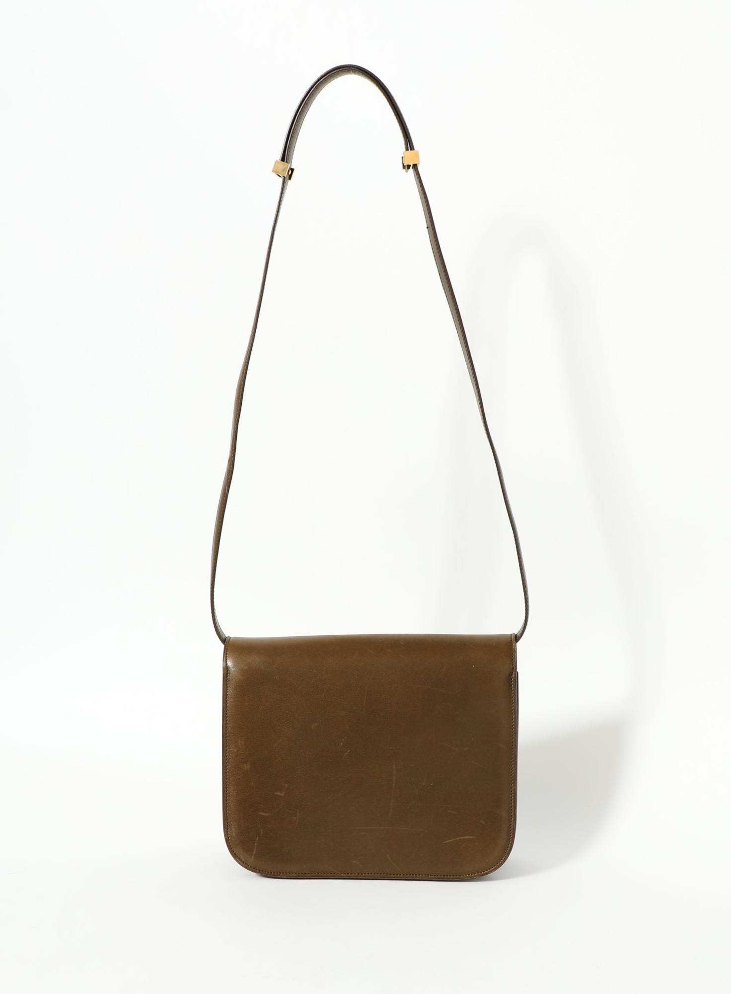Classic Box Bag in Olive Calfskin – S/S 2016 Runway - Céline | ReSee