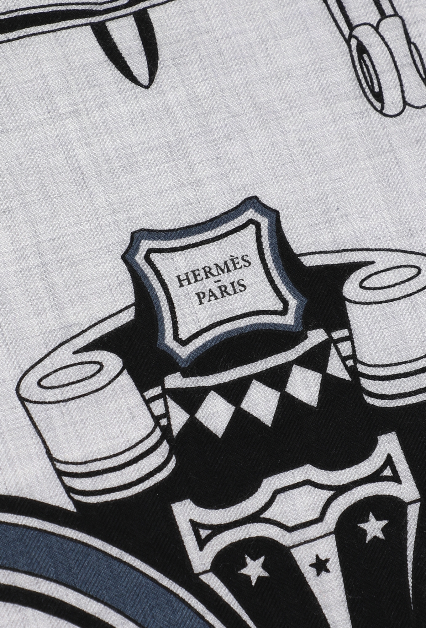 2025 'Les Roues de Phaéton' Cashmere Shawl 140cm - Hermès | ReSee