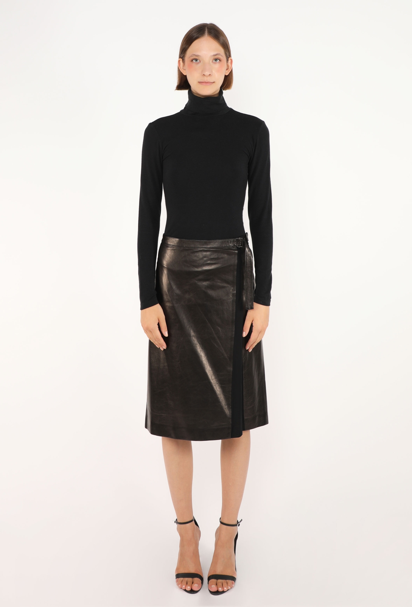 Belted Leather Skirt, Late 1990s - Gucci | ReSee