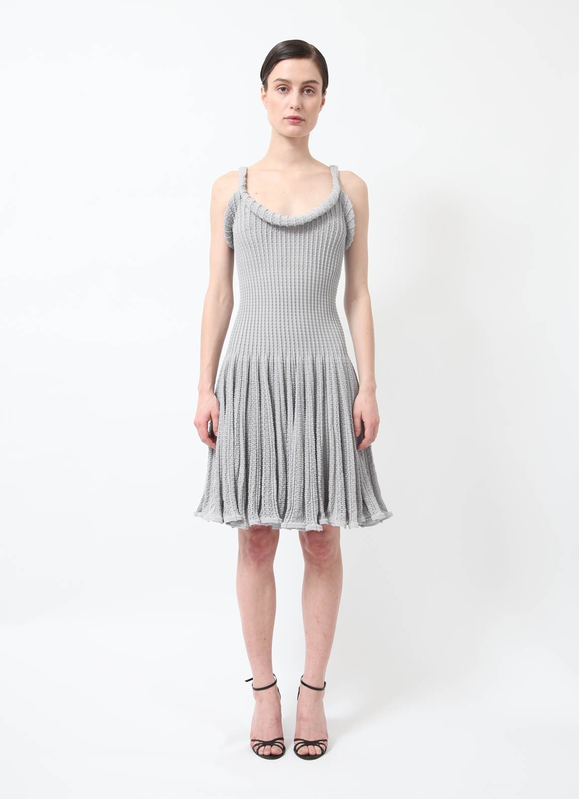skater dress grey womens Riley Textured Skater Dress in Iron Grey Sparkle
