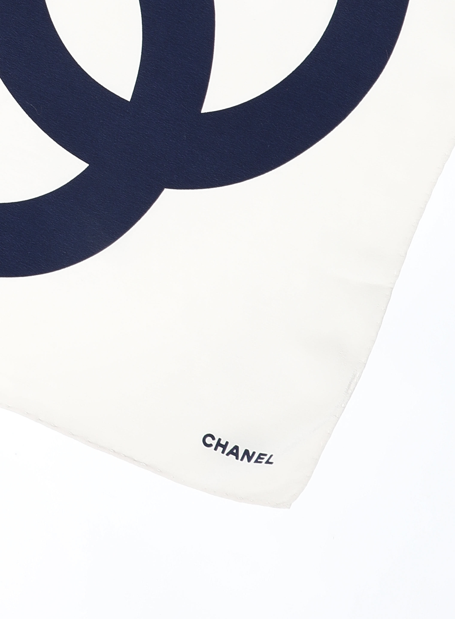 Silk 'CC' Scarf | Authentic & Vintage | ReSee