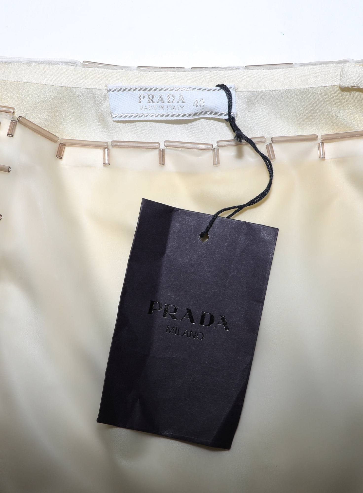 PRADA シースルートップス RARE S/S 1998 Stitched Latex Top - Prada | Authentic & Vintage | ReSee