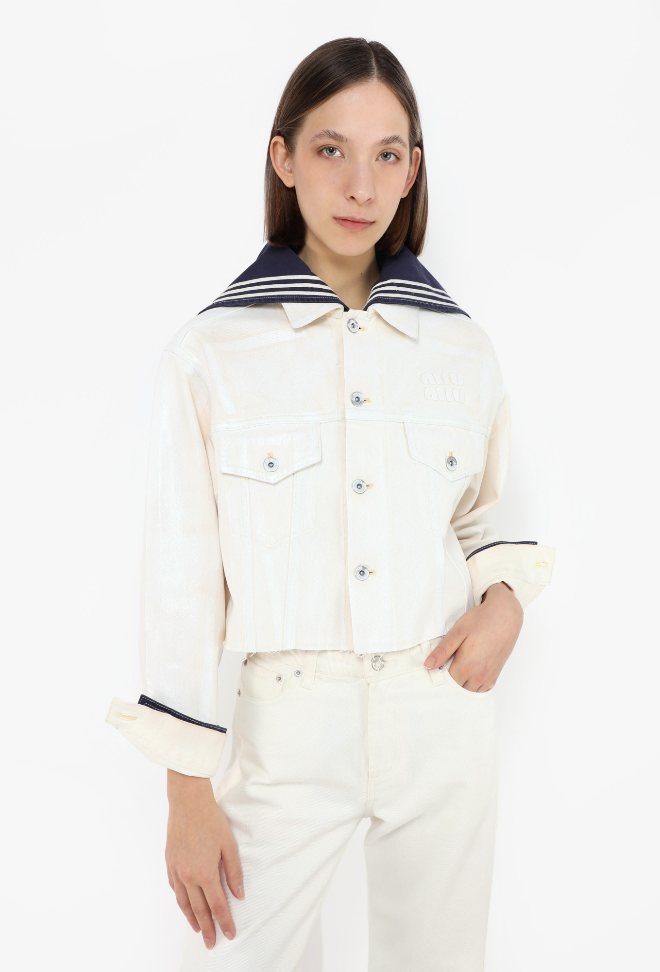 2025 x Catherine Martin Upcycled Sailor Jacket - Miu Miu | ReSee