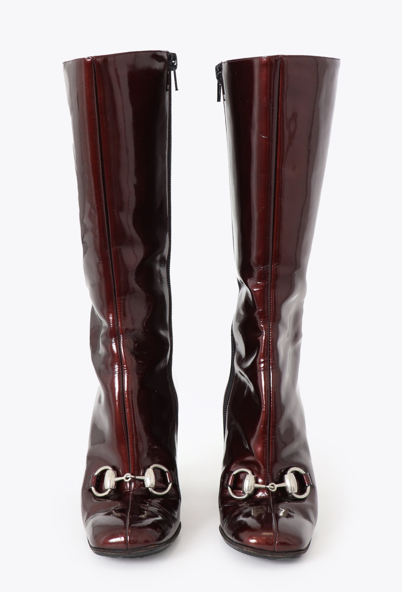 F/W 1995 Patent Horsebit Boots - Gucci | ReSee