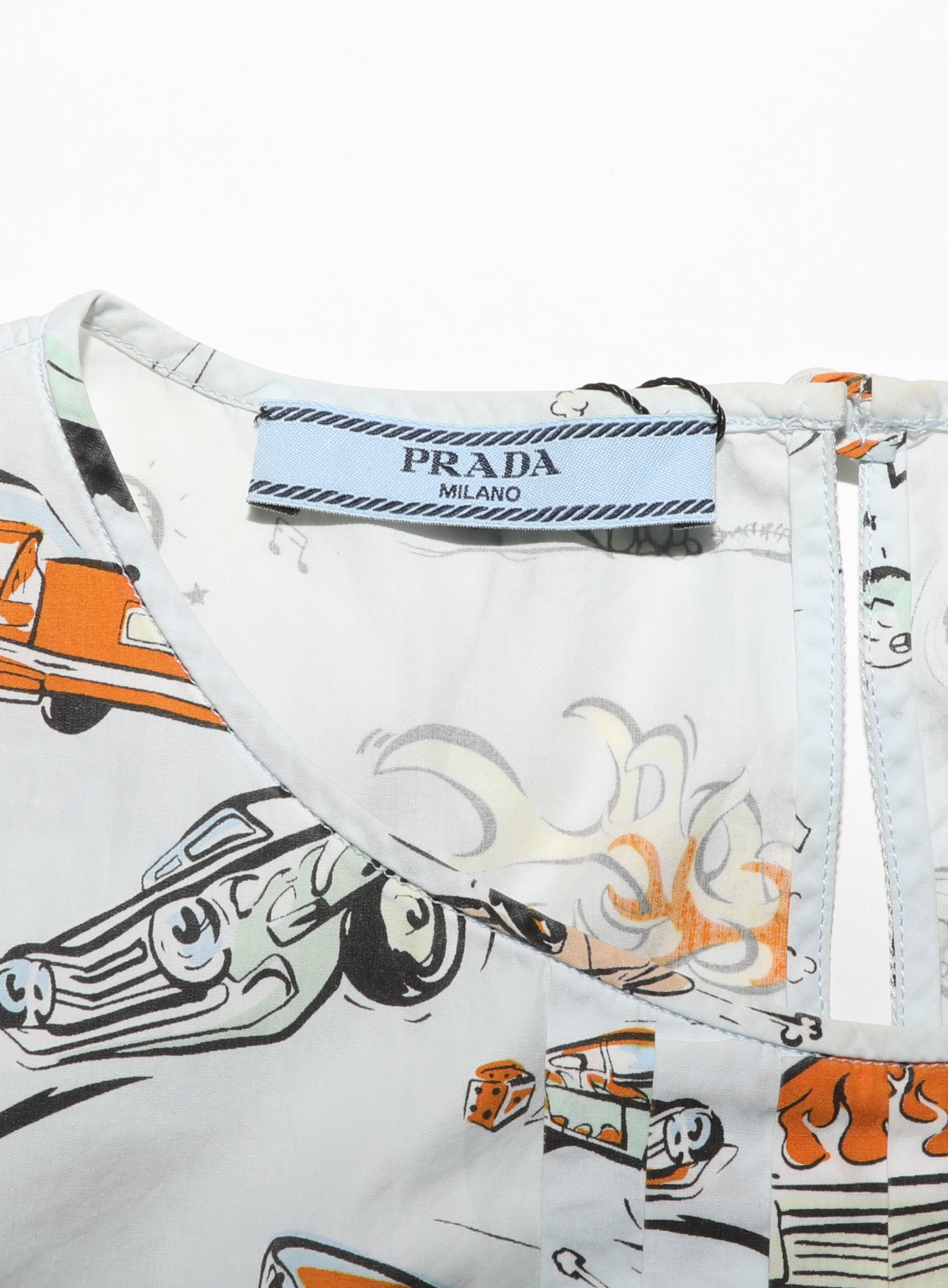 S/S 2012 Automobile Print Top - Prada | Authentic & Vintage | ReSee