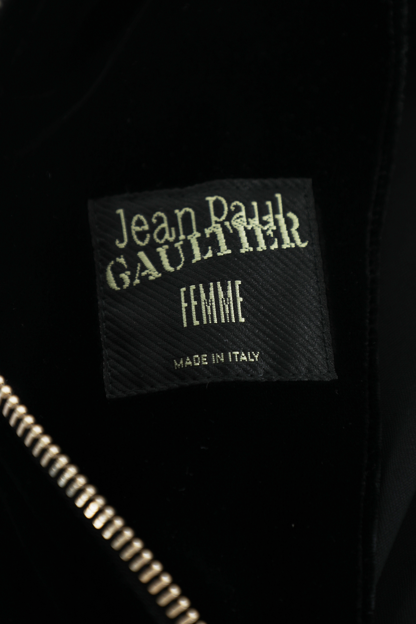 Velvet Zip Gown, F/W 1999 - Jean Paul Gaultier | ReSee