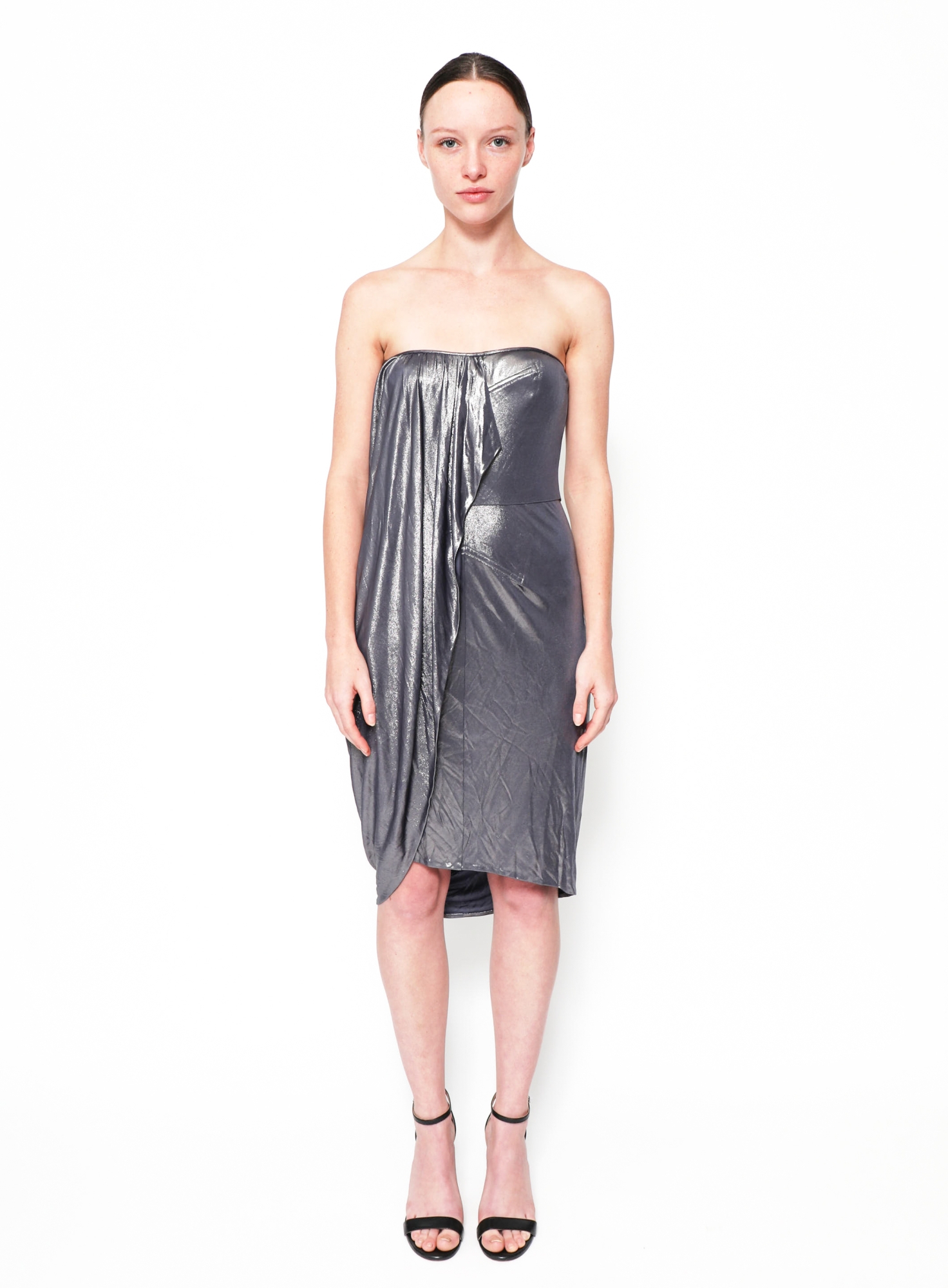 Resort 2007 Draped Metallic Dress | Authentic & Vintage | ReSee