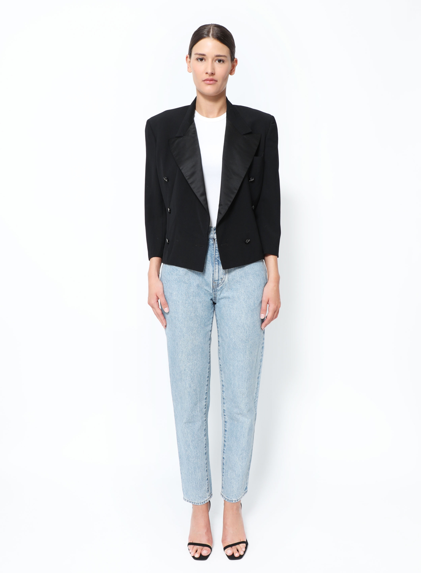 90s Embellished Smoking Blazer | Authentic & Vintage | ReSee 90s Embellished Smoking Blazer | Authentic & Vintage | ReSee
