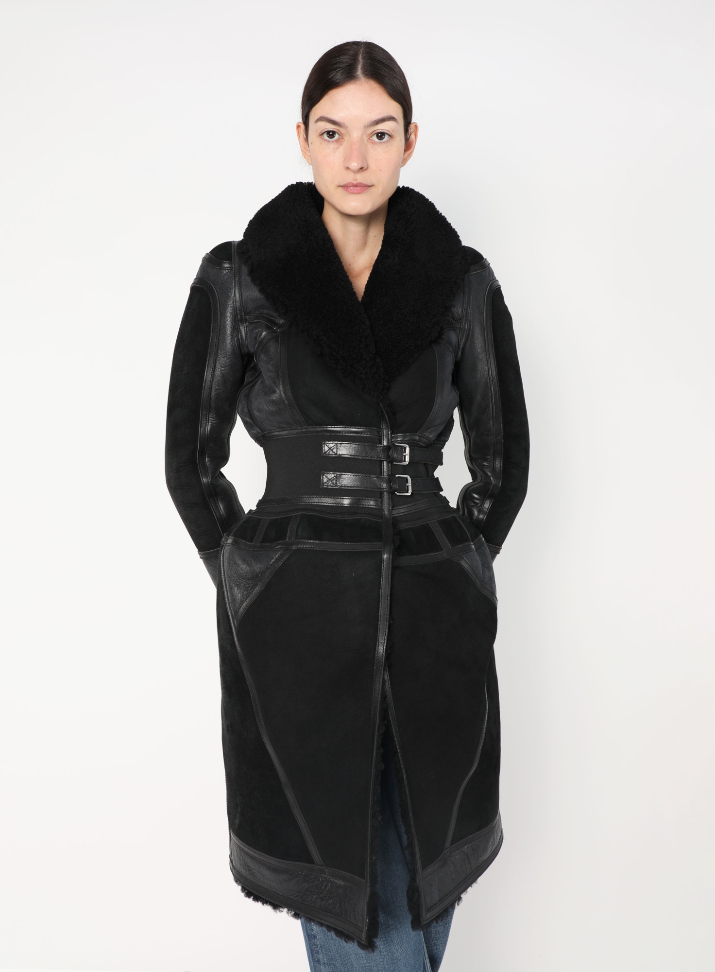 ジャケット・アウター Balenciaga by A. Wang Military Mods Coat F/W 2007 Suede Military Coat | Authentic & Vintage | ReSee