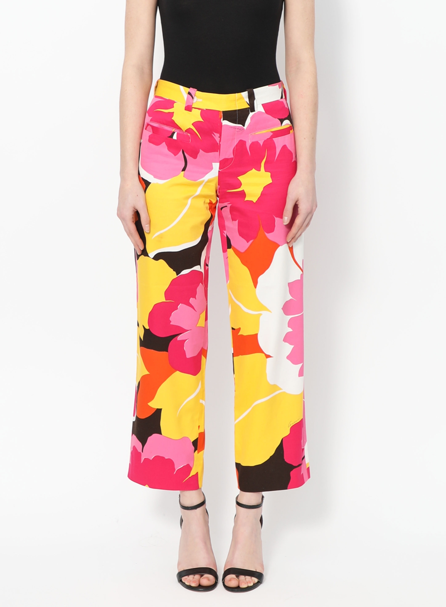 ともブー様GUCCI フローラル柄 ストレートパンツ Flared Floral Trousers | Authentic & Vintage | ReSee