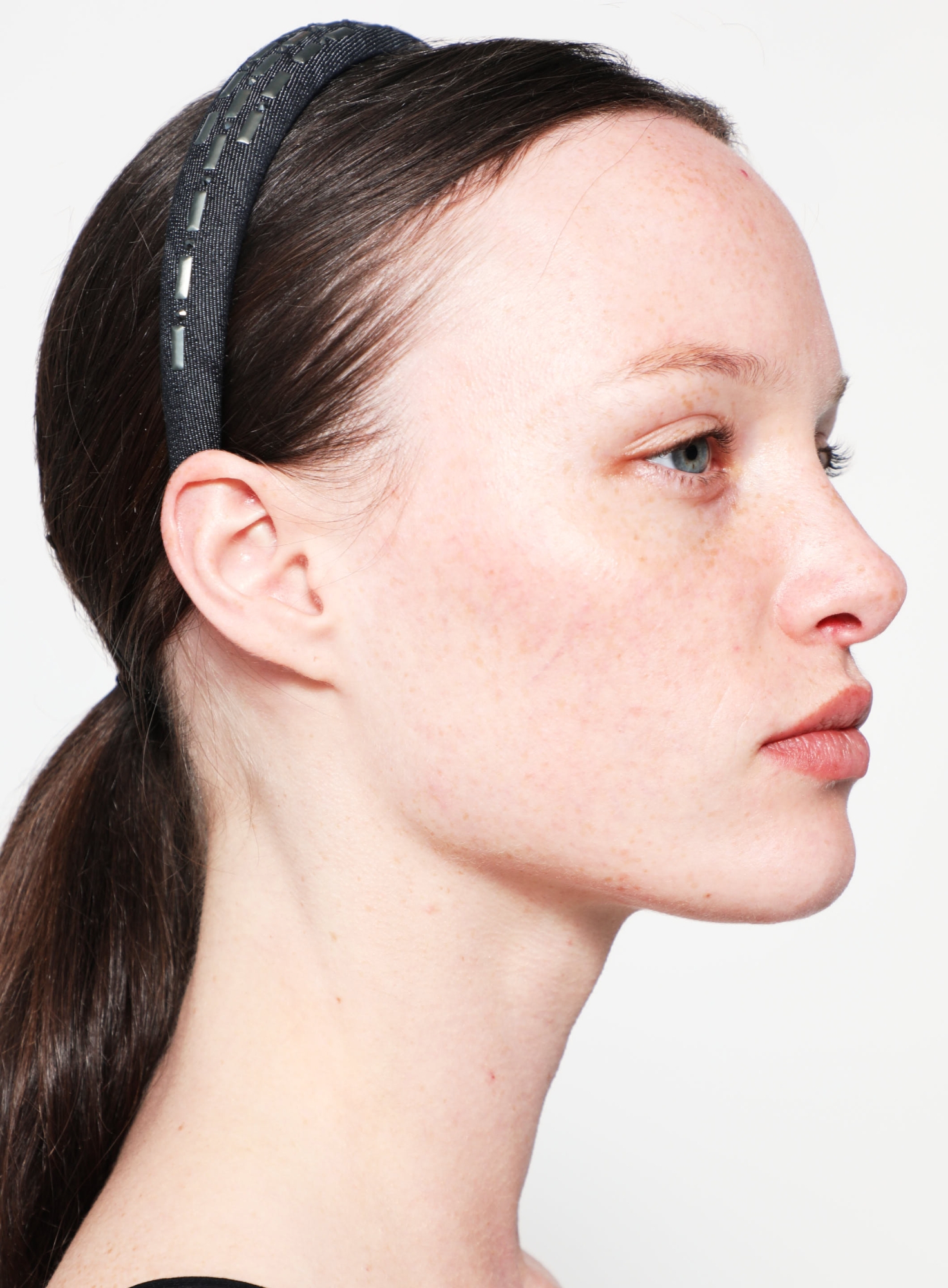 ALEXANDRE DE PARIS デニムヘアバンド Alexandre de Paris Denim Headband | Authentic & Vintage | ReSee