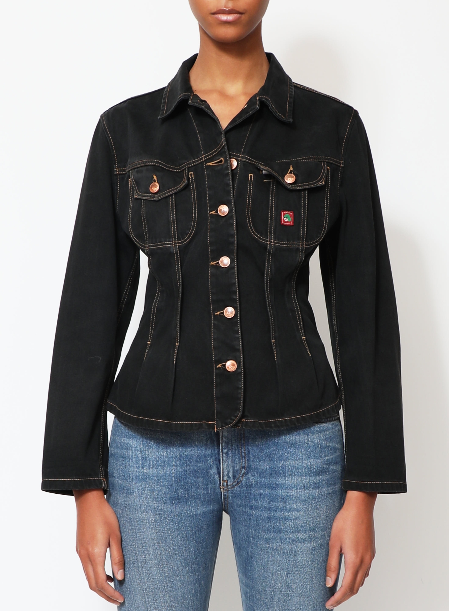 80s Cinched Denim Jacket | Authentic & Vintage | ReSee