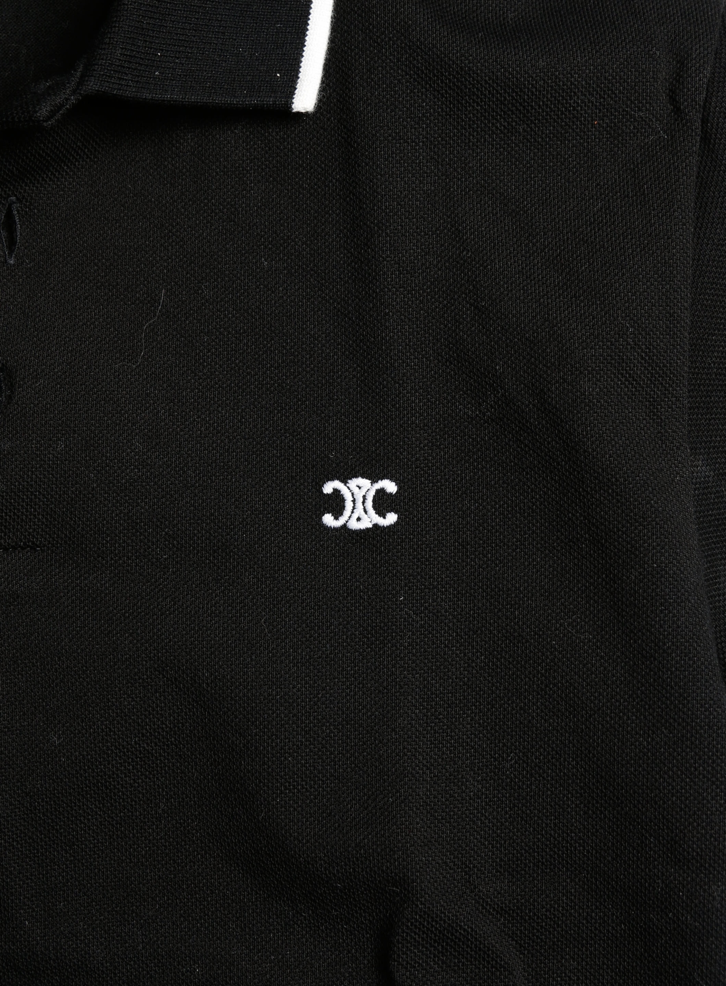 2021 Black Piqué Triomphe Polo - Céline | ReSee