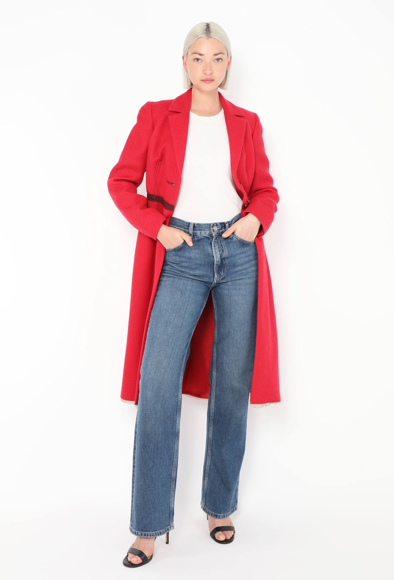 F/W 2000 Cinched Twill Coat - Prada | ReSee