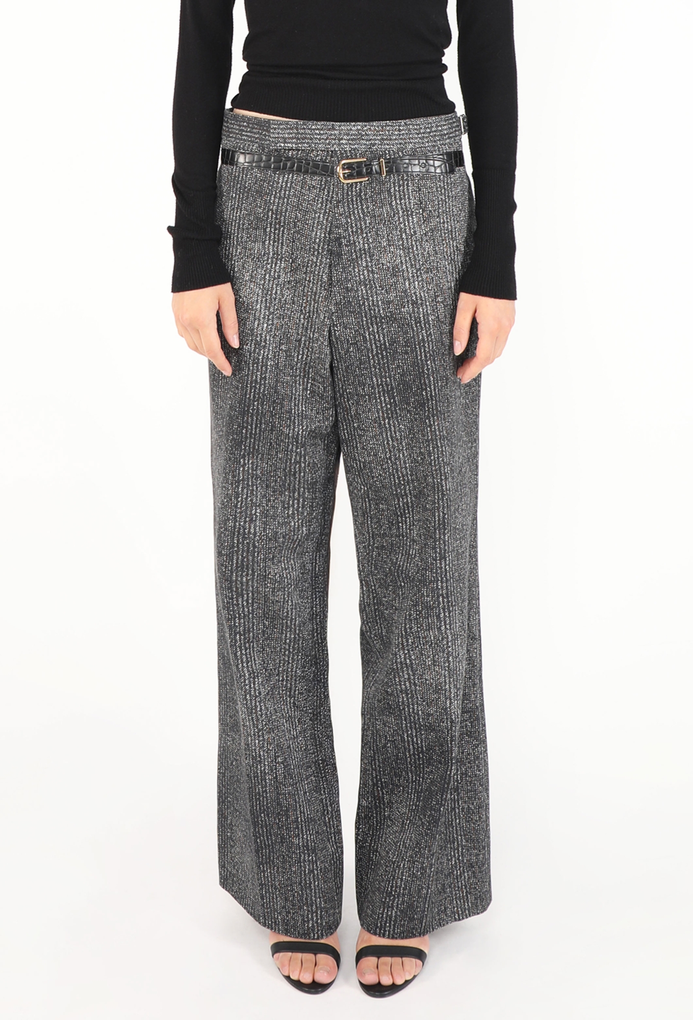 S/S 2025 Trompe l'Œil Belted Trousers - Prada | ReSee
