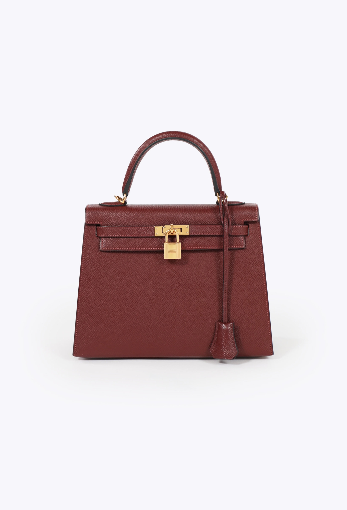 Rouge H Epsom Kelly Sellier 25 - Hermès | ReSee