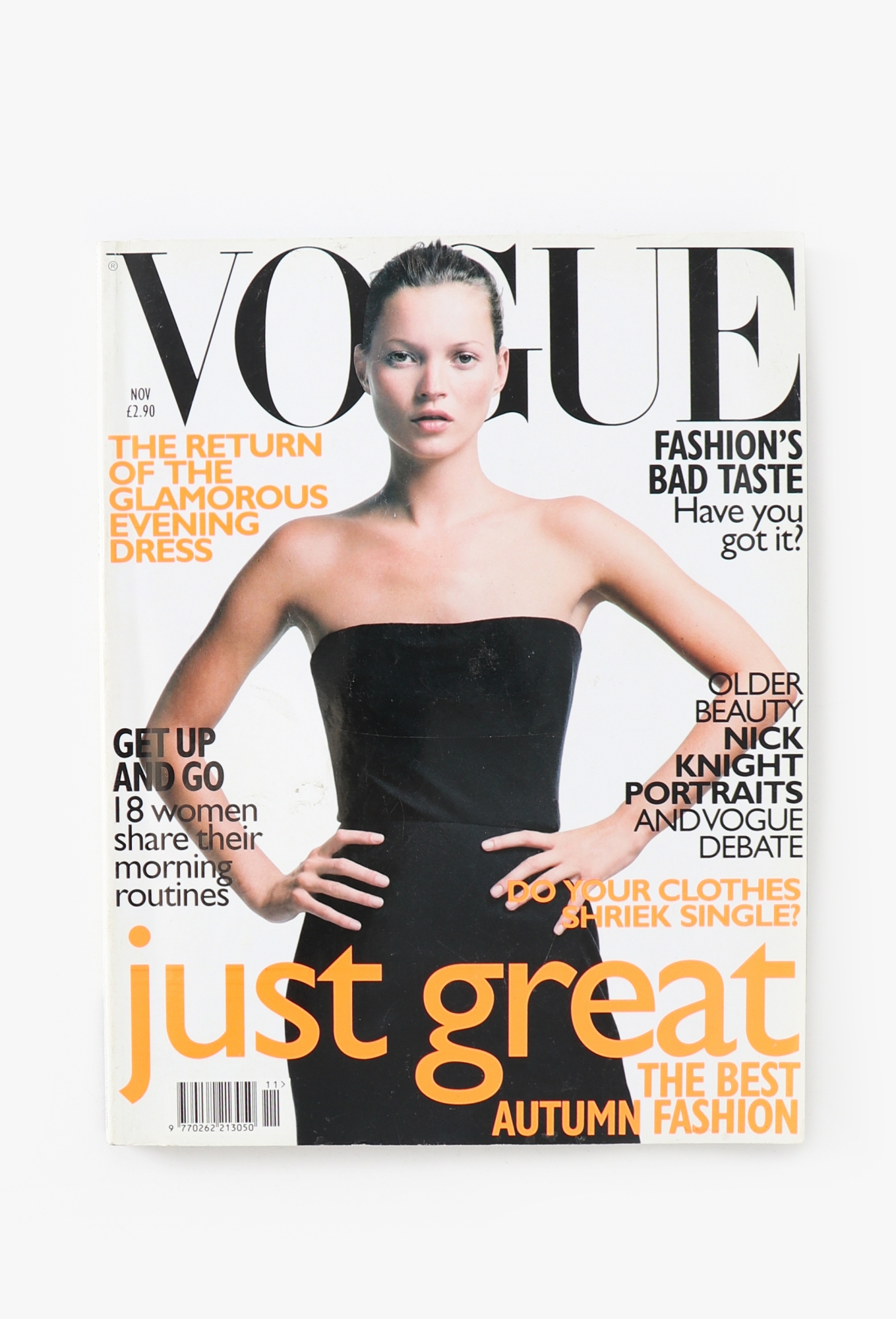 イギリスVOGUE 1999,8年Kate Moss 表紙 UK 1998 Kate Moss Cover Issue - VOGUE | ReSee
