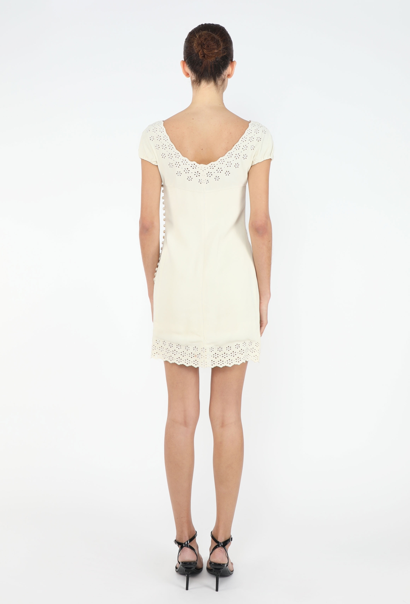 Broderie Anglaise Silk Dress, 1990s - Dior | ReSee Broderie Anglaise Silk Dress, 1990s - Dior | ReSee
