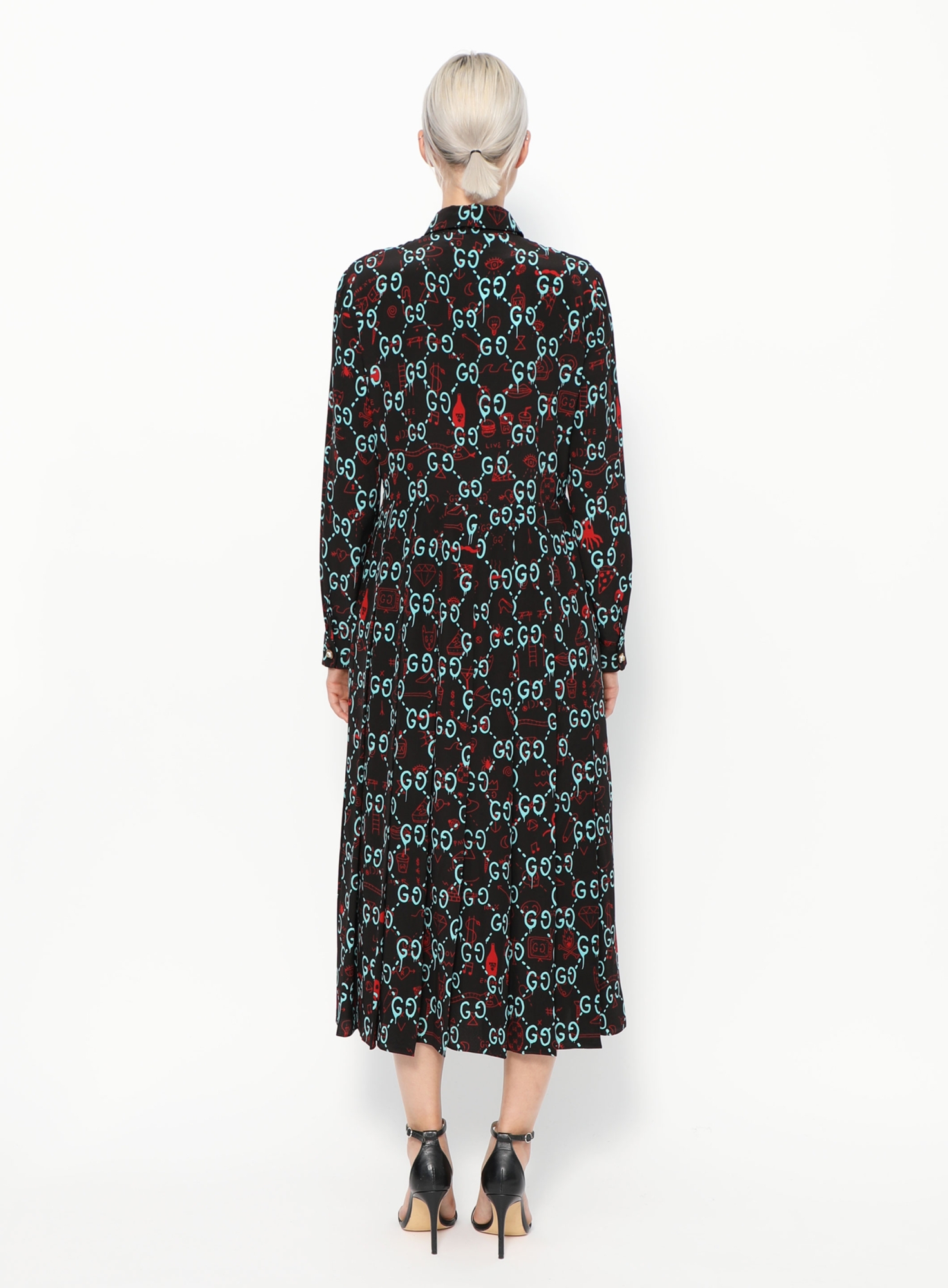 GucciGhost Printed Silk Dress | Authentic & Vintage | ReSee