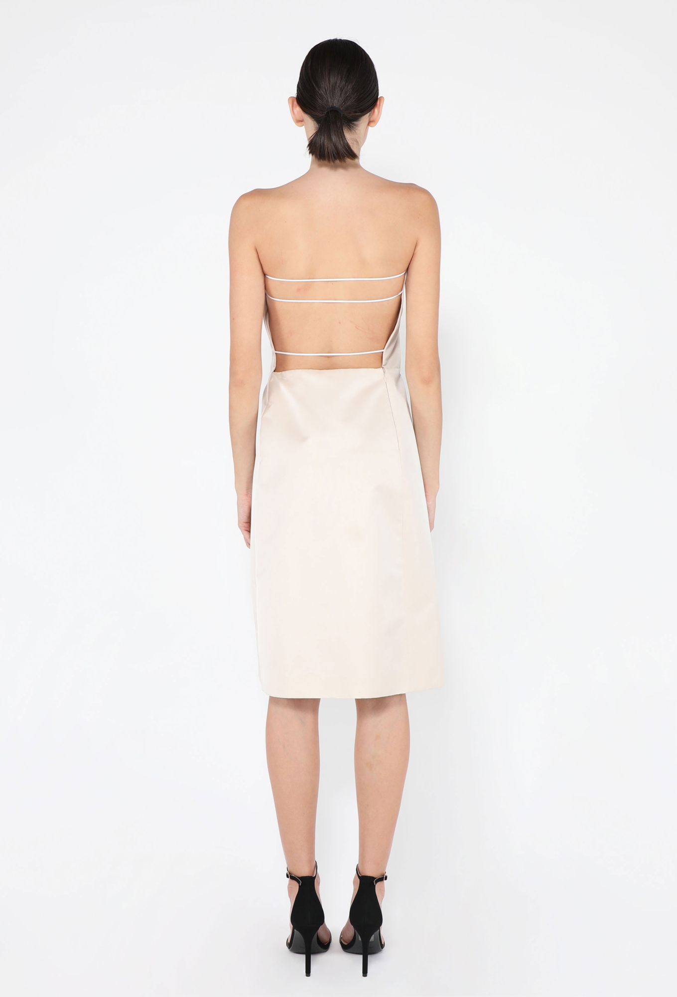 Open Back Strapless Dress, 1999 - Calvin Klein | ReSee Open Back Strapless Dress, 1999 - Calvin Klein | ReSee