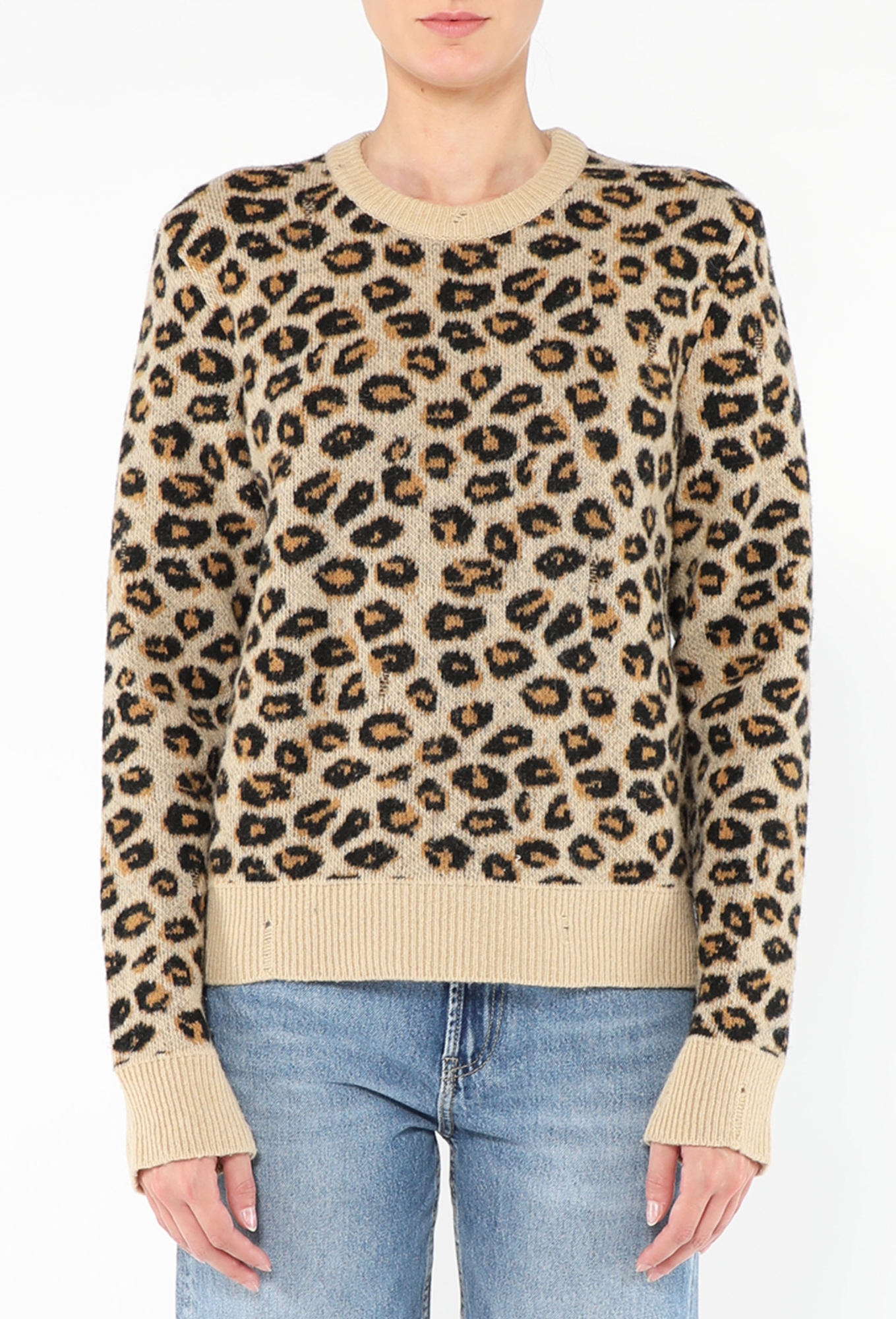 Leopard Jacquard Sweater - Gucci | ReSee